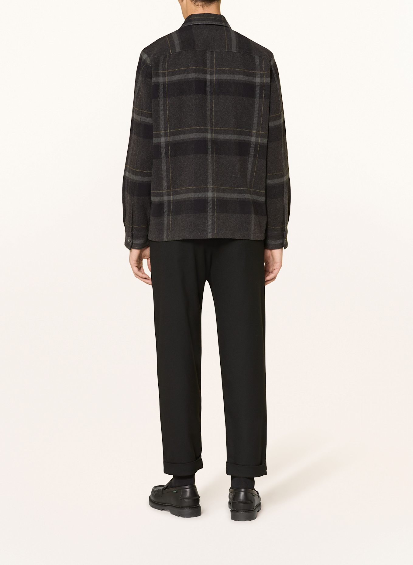 Marc O'Polo Overshirt: DUNKELGRAU / GRAU