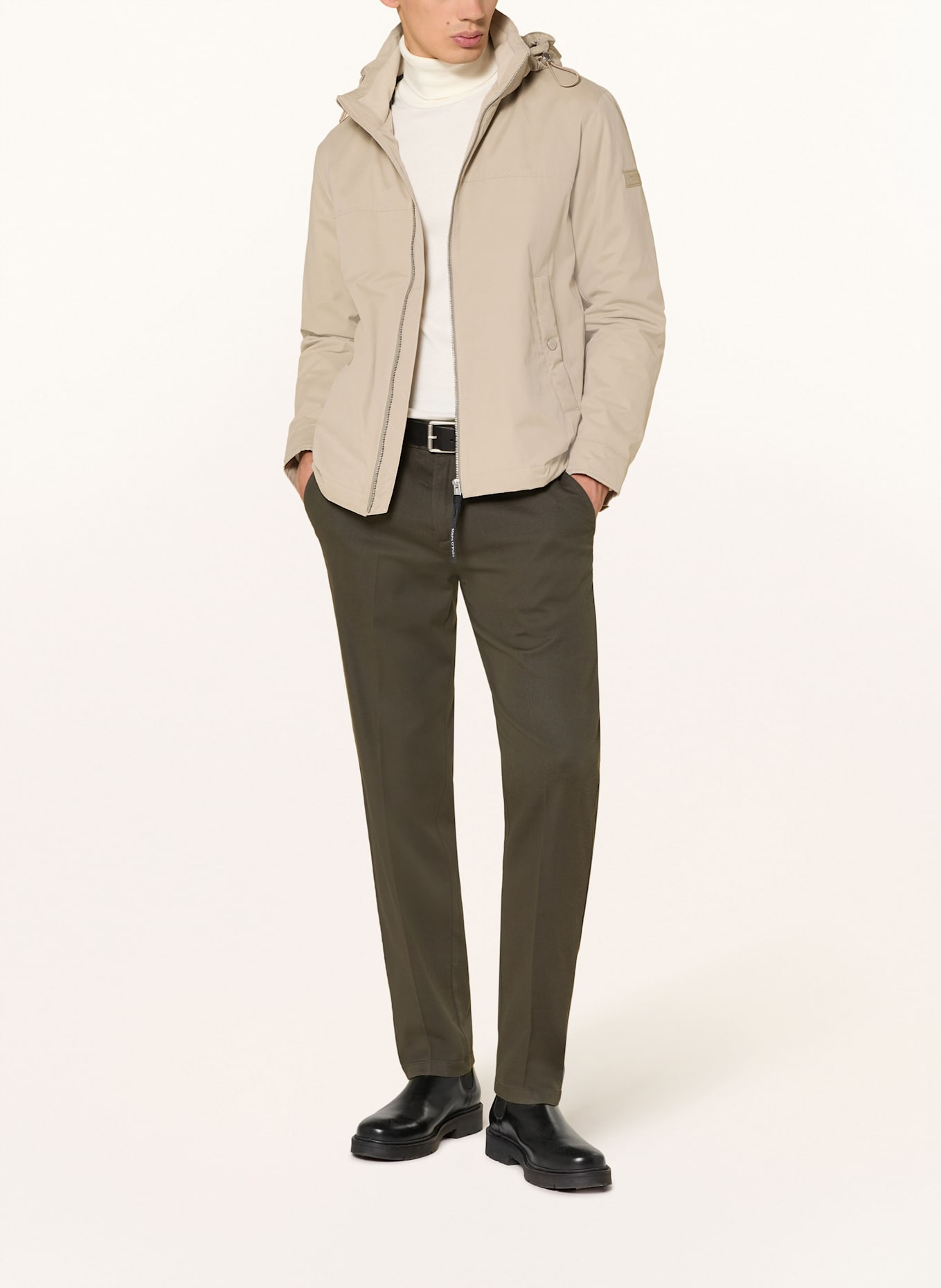 Marc O'Polo Rollkragenpullover: WEISS