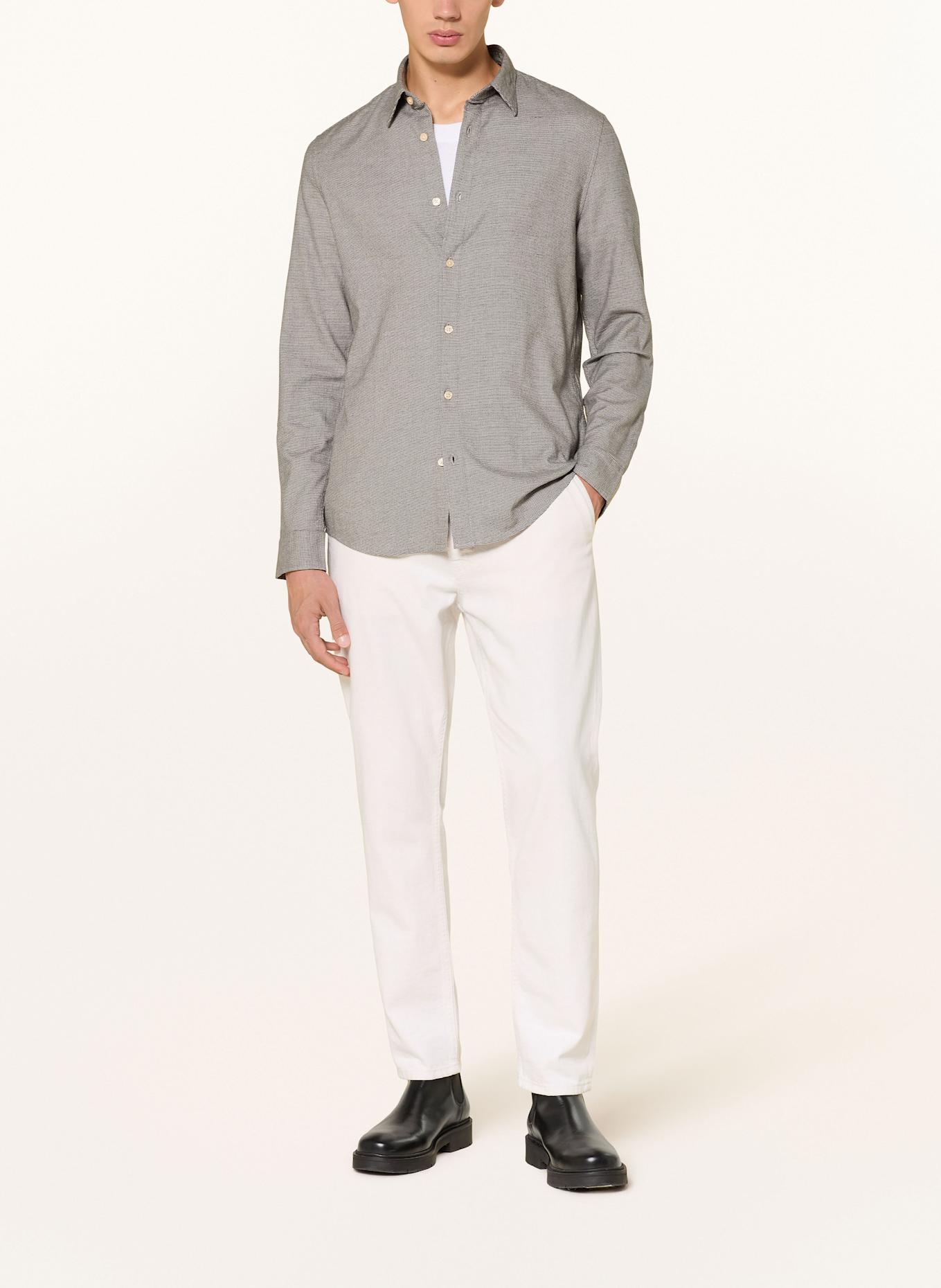 Marc O'Polo Flanellhemd Shaped Fit: DUNKELGRAU / GRAU