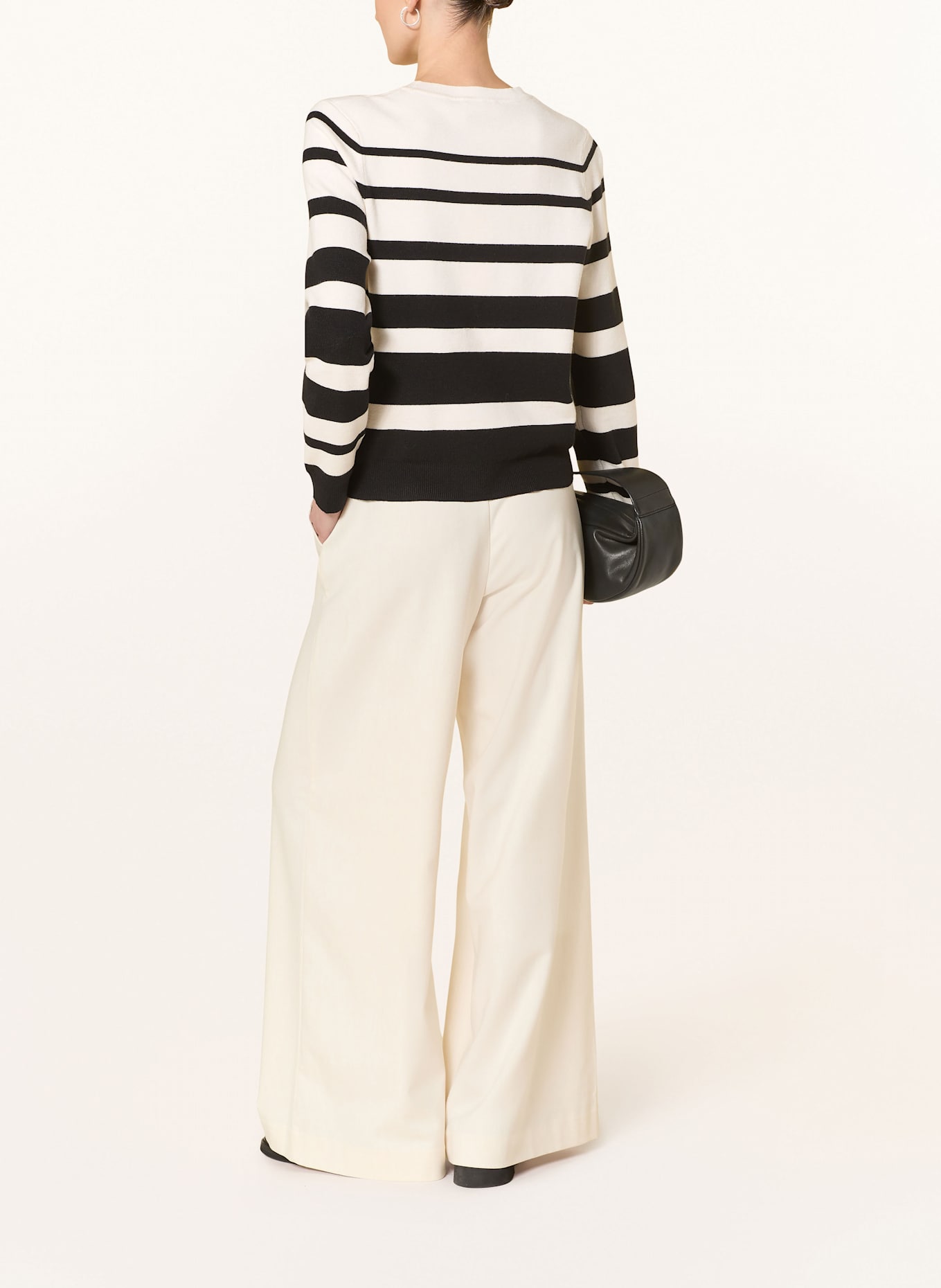 BETTY&CO Sweater: CREAM/ BLACK