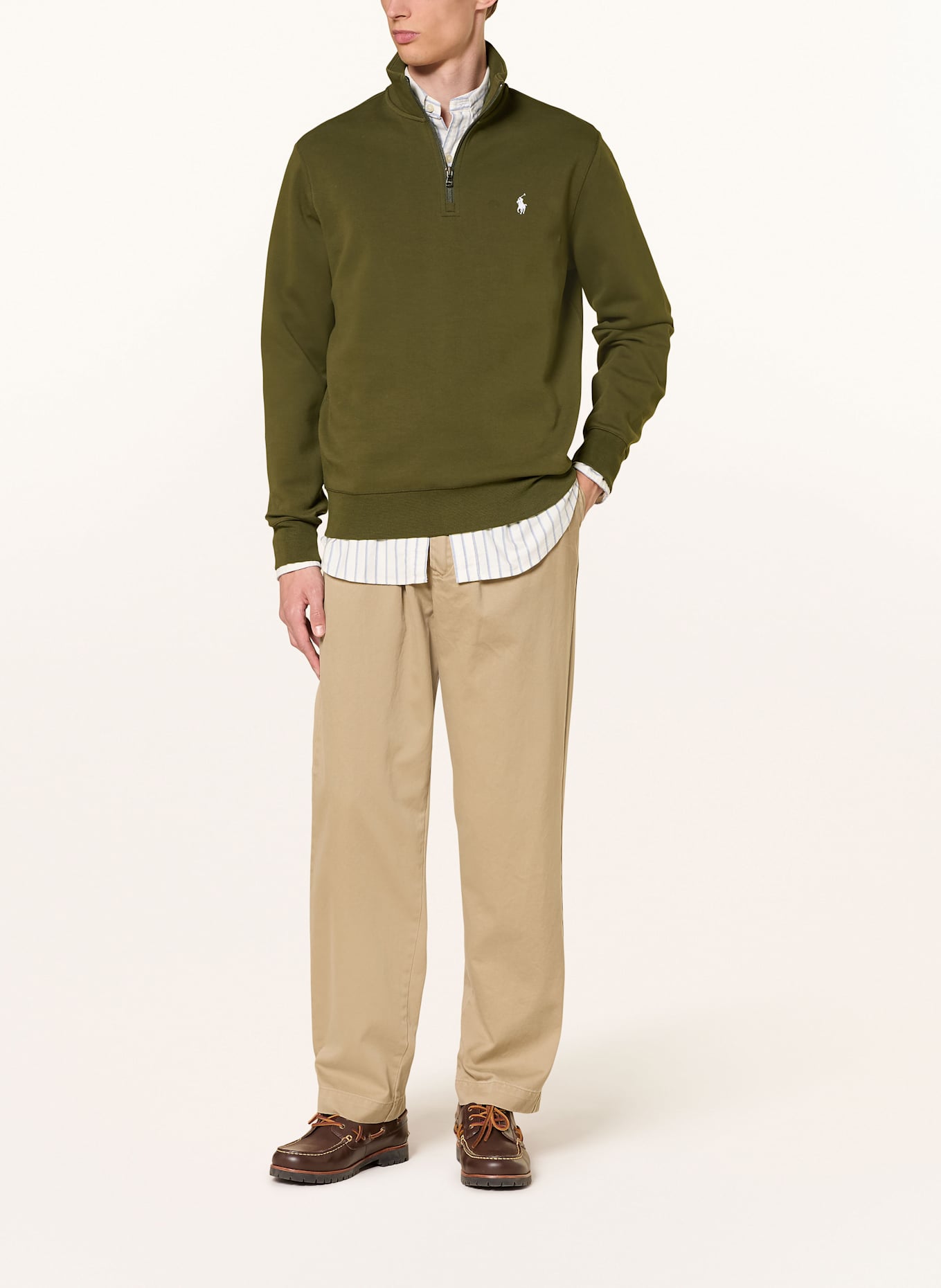 POLO RALPH LAUREN Jersey-Troyer: OLIV