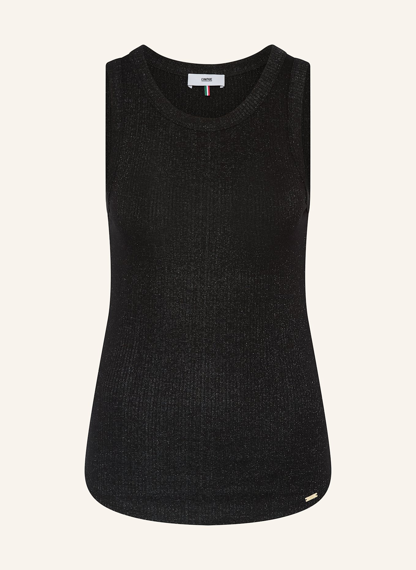 CINQUE Tanktop CIRICA: SCHWARZ