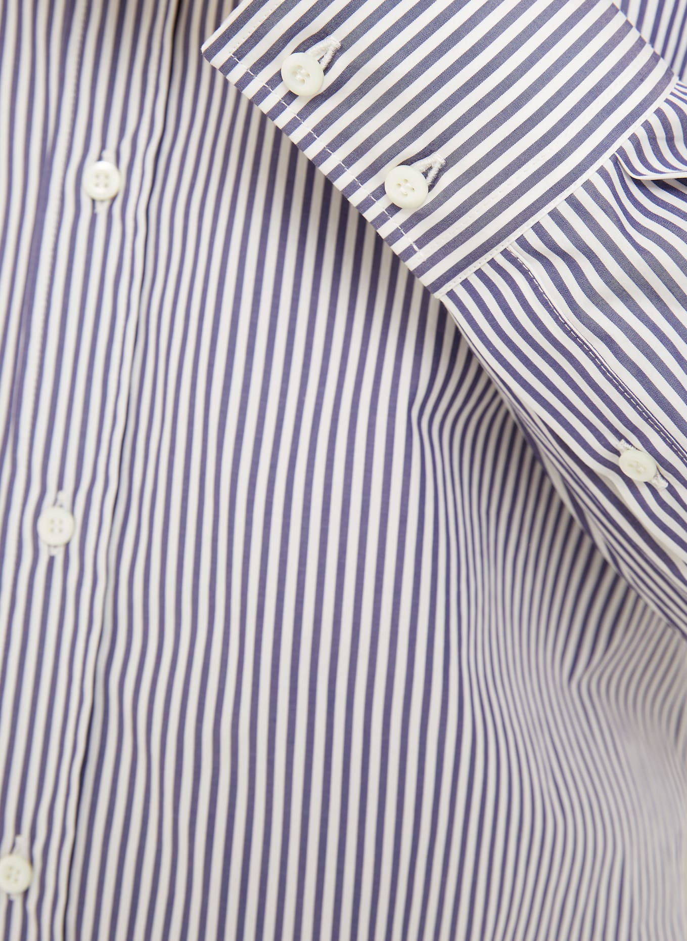 BRUNELLO CUCINELLI Hemd Basic Fit: WEISS / DUNKELBLAU