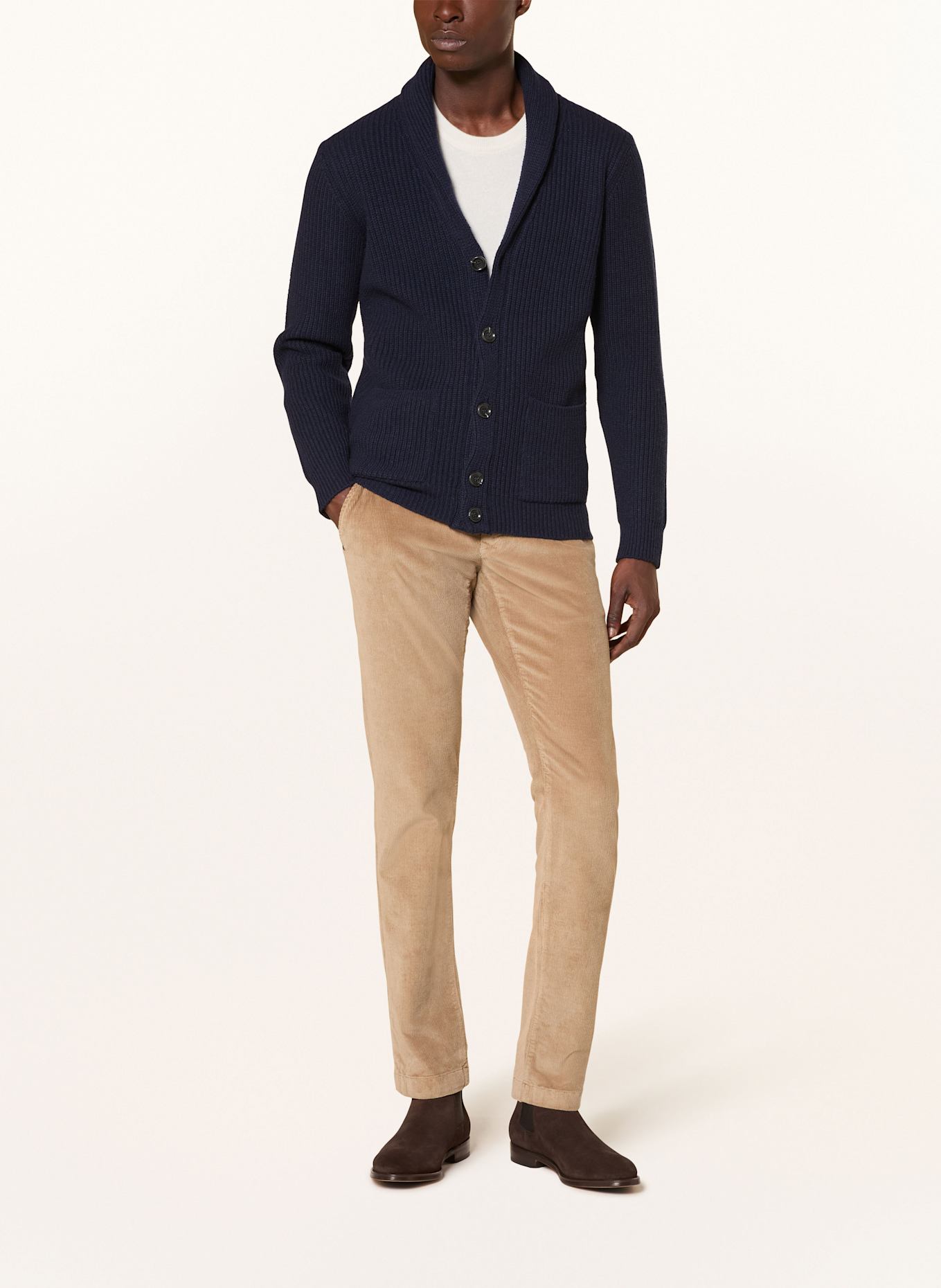 DANIELE FIESOLI Strickjacke: DUNKELBLAU