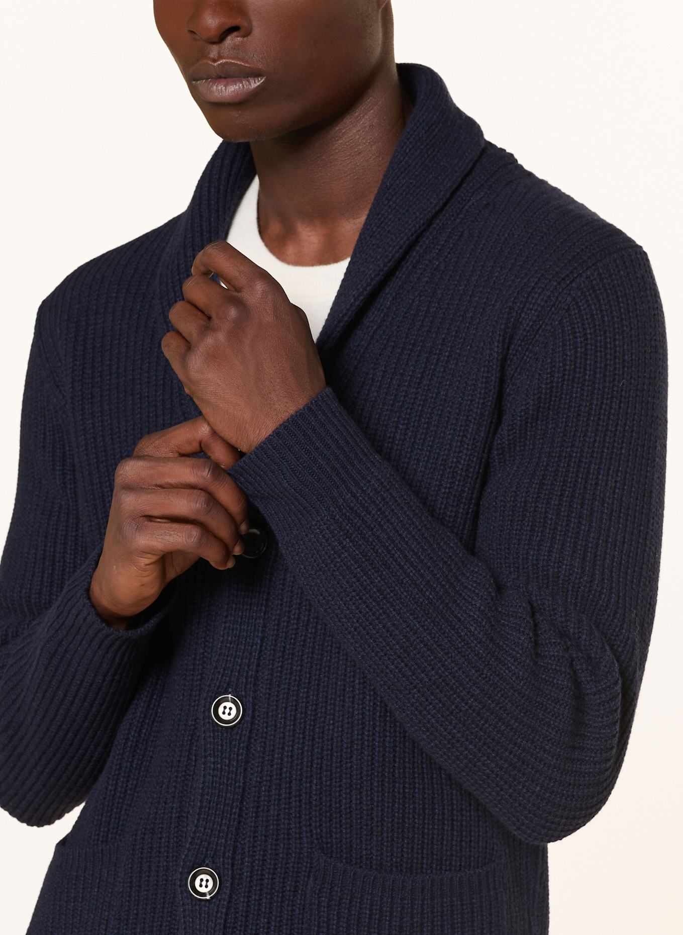 DANIELE FIESOLI Strickjacke: DUNKELBLAU