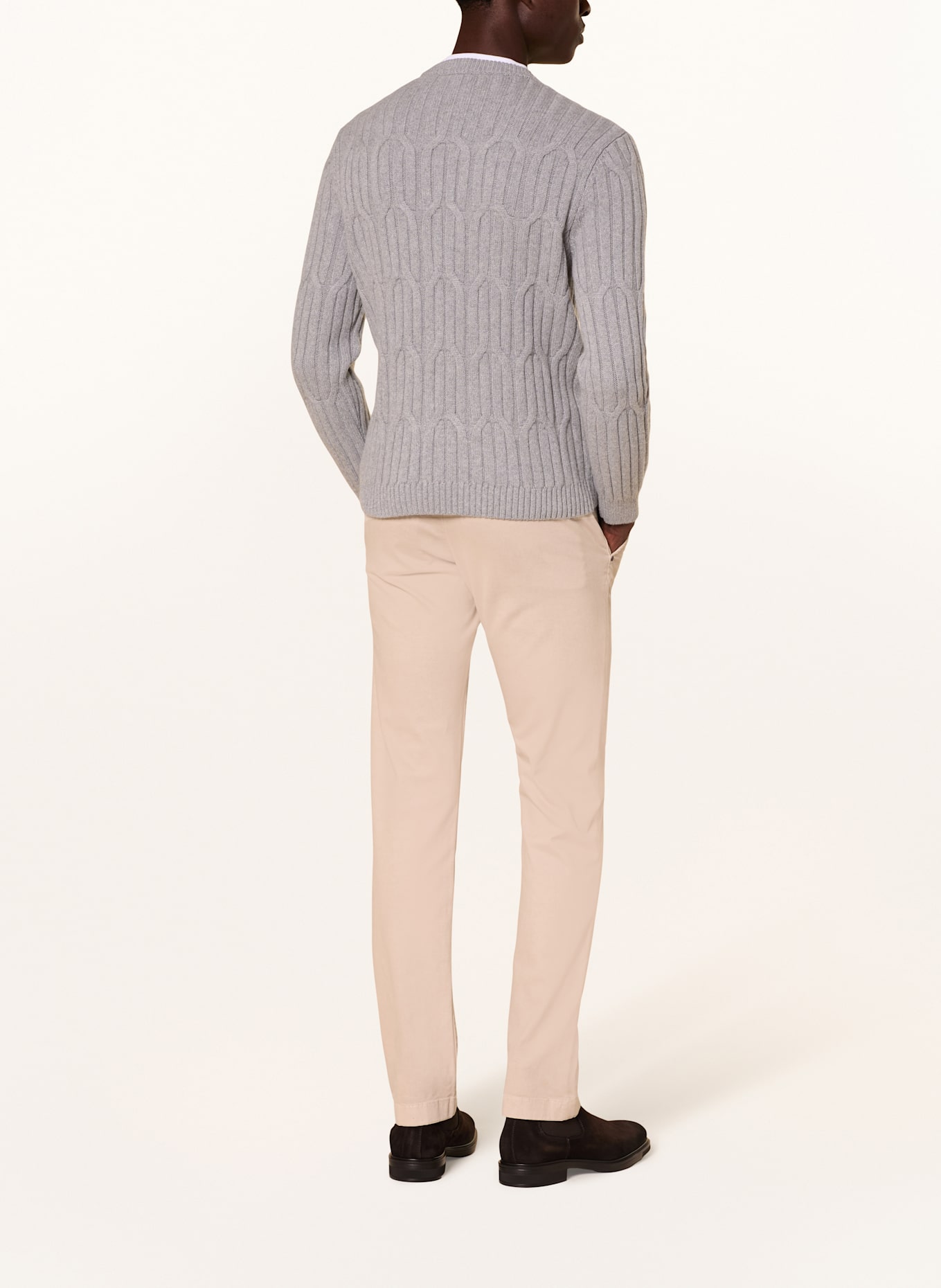 DANIELE FIESOLI Cashmere-Pullover: GRAU