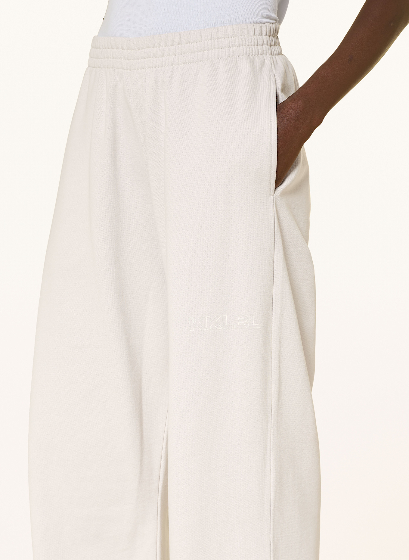 KARO KAUER Sweatpants: CREME