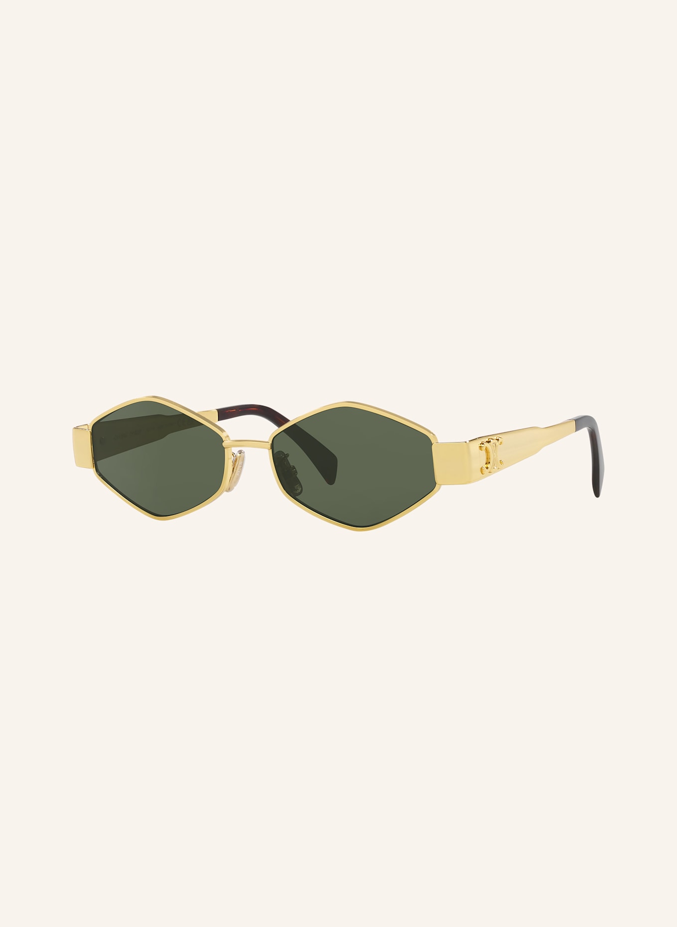CELINE Sunglasses METALTRIOMPHE: 2300J1 - GOLD/GREEN