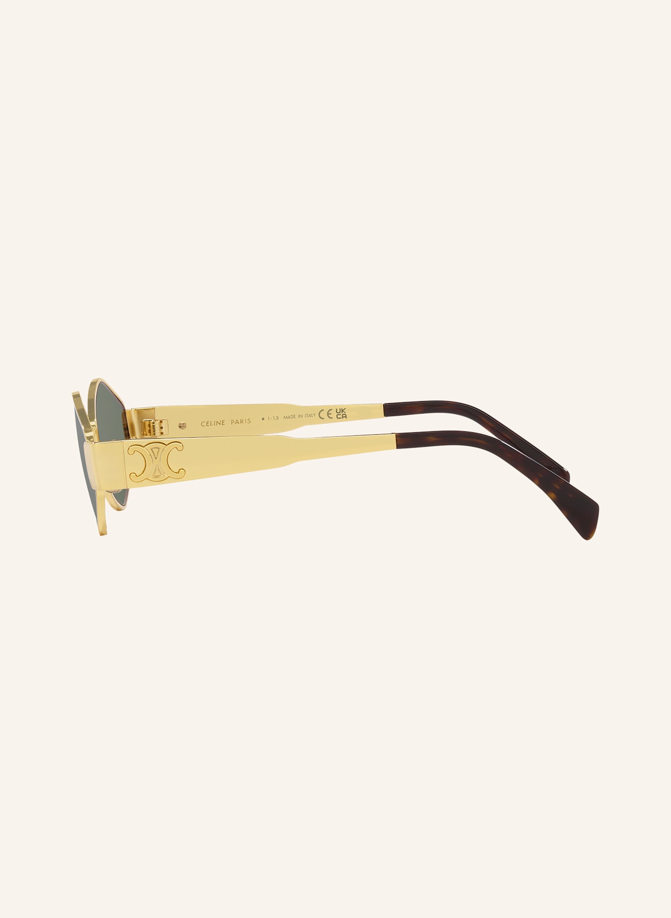CELINE Sunglasses METALTRIOMPHE: 2300J1 - GOLD/GREEN