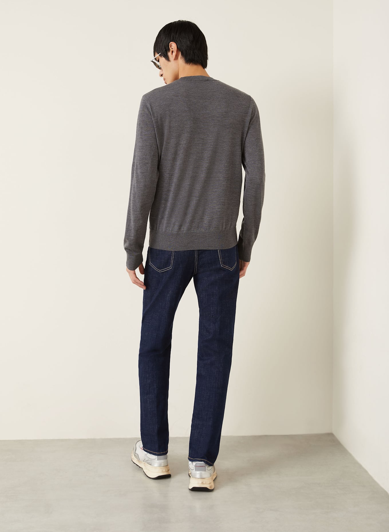 DSQUARED2 Pullover: DUNKELGRAU