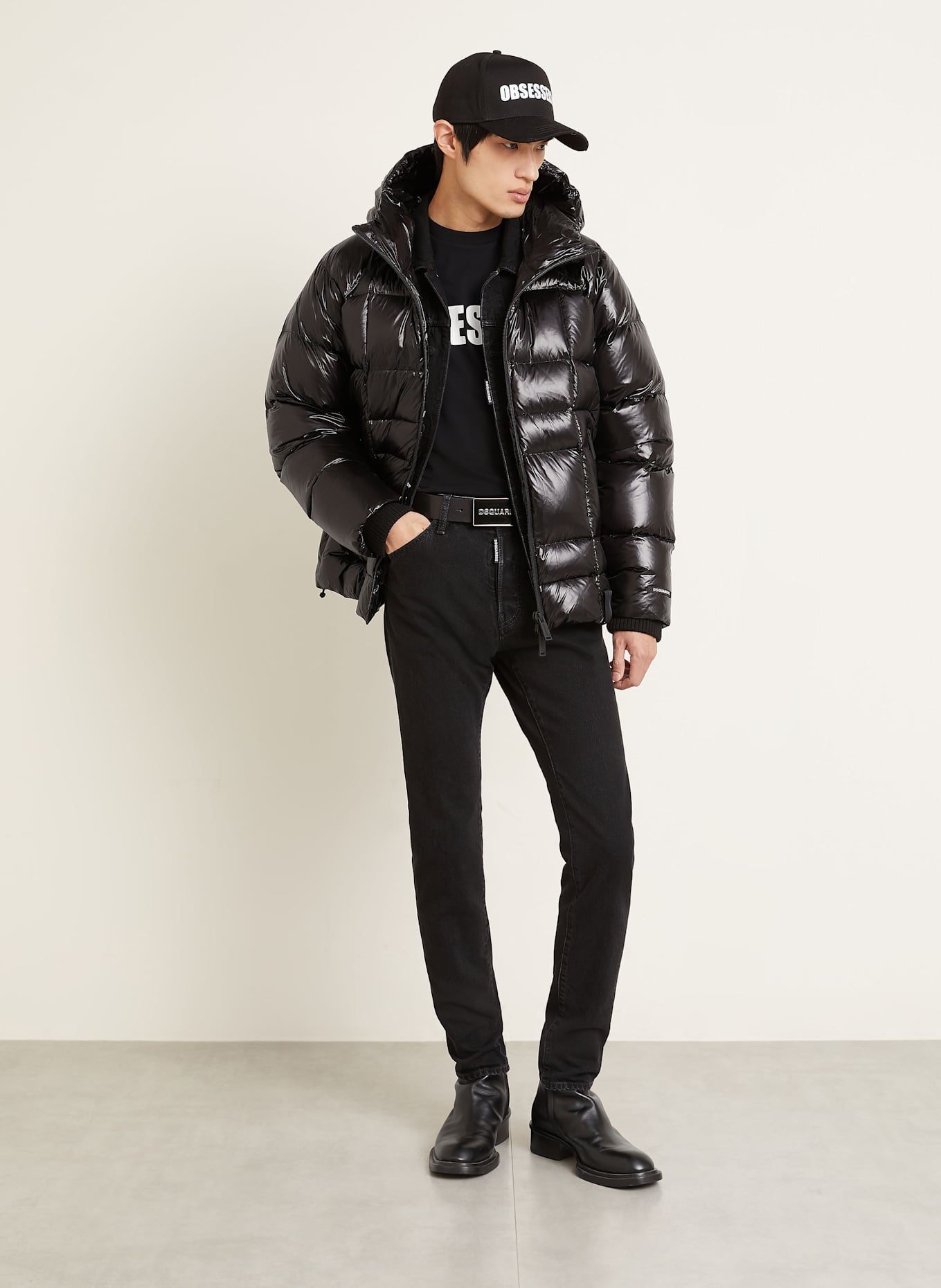DSQUARED2 Daunenjacke: SCHWARZ