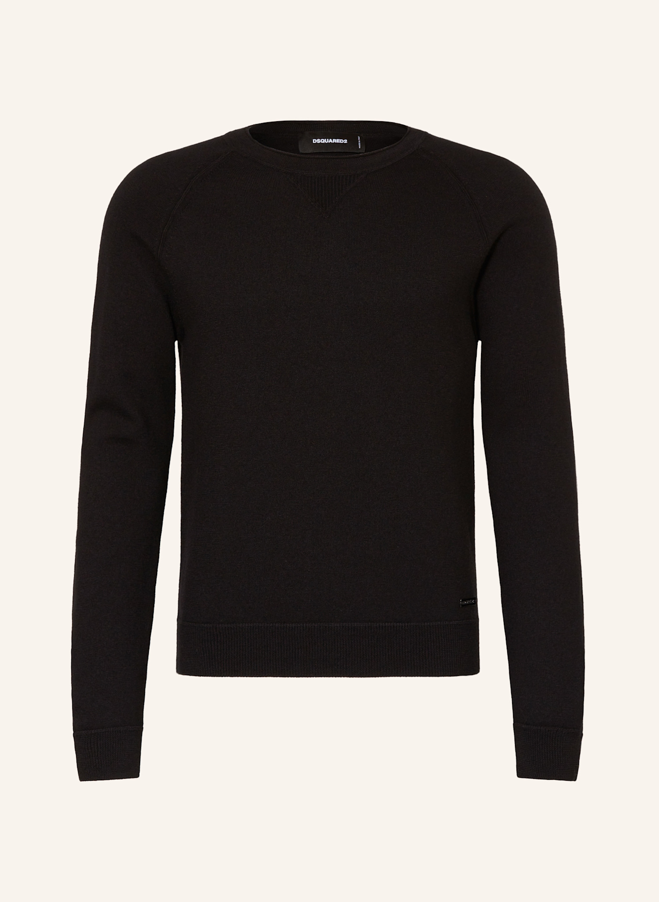 DSQUARED2 Pullover: SCHWARZ