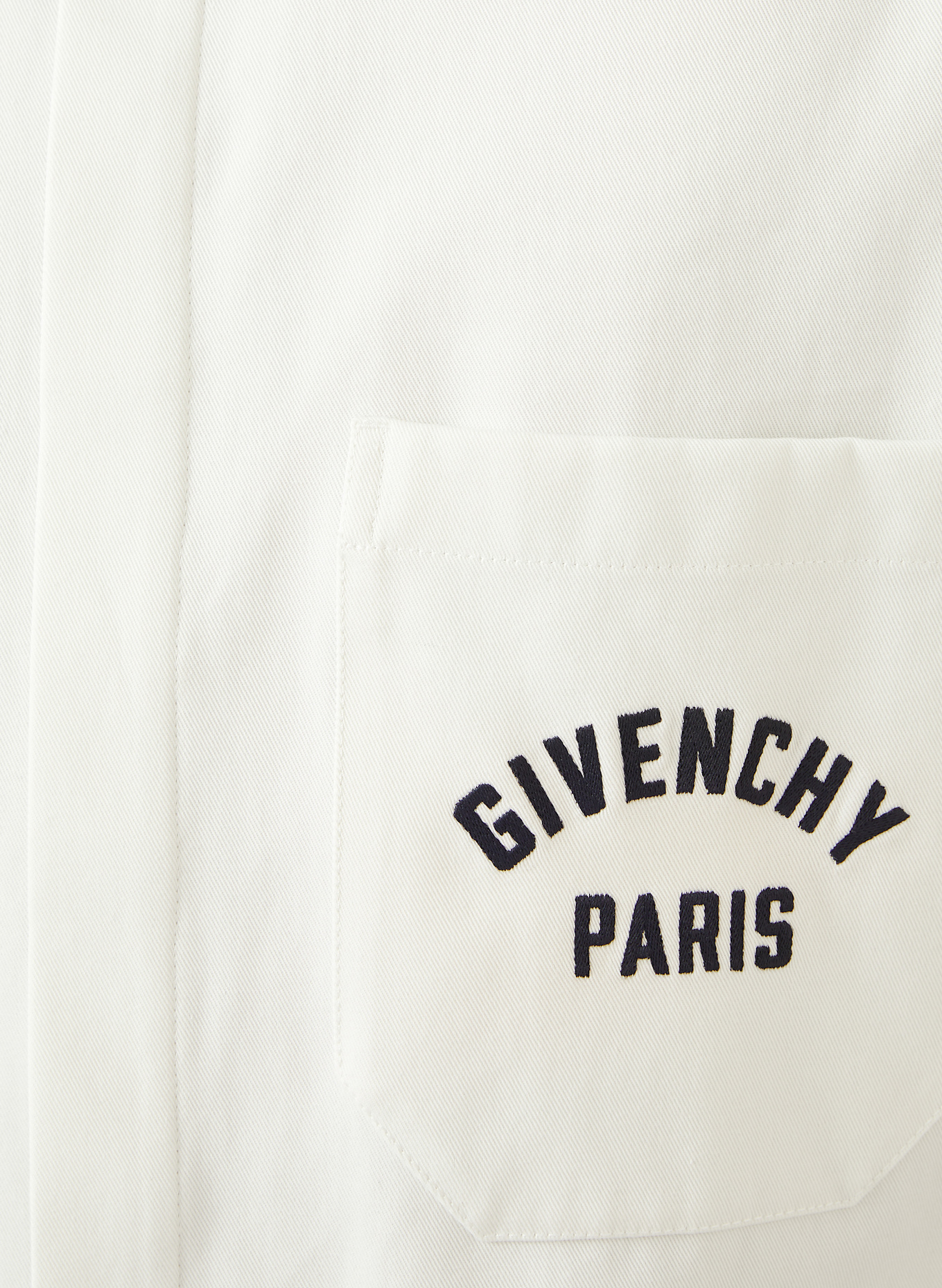 GIVENCHY Kurzarm-Hemd Regular Fit: WEISS