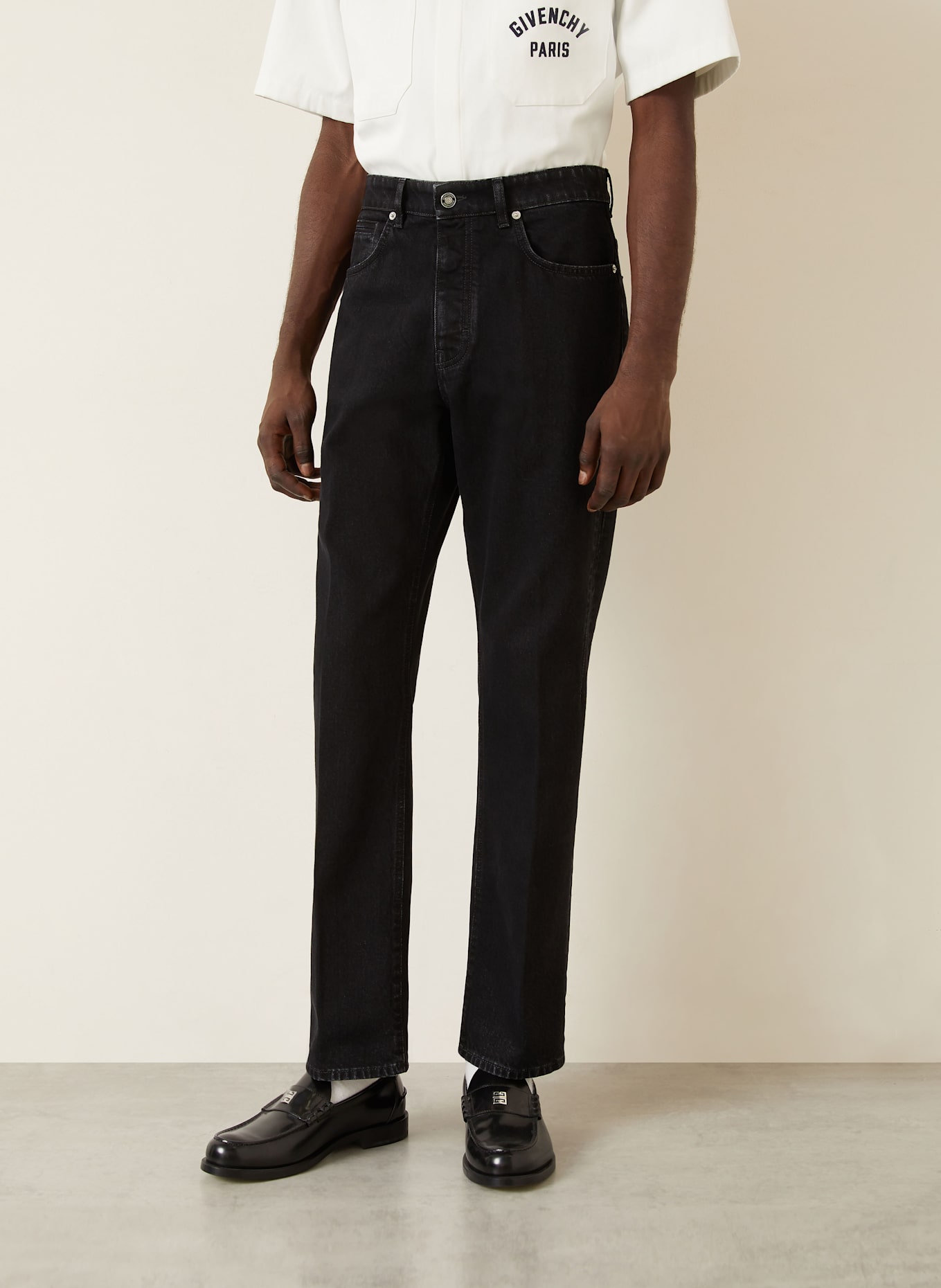 GIVENCHY Jeans Straight Fit: 001 BLACK