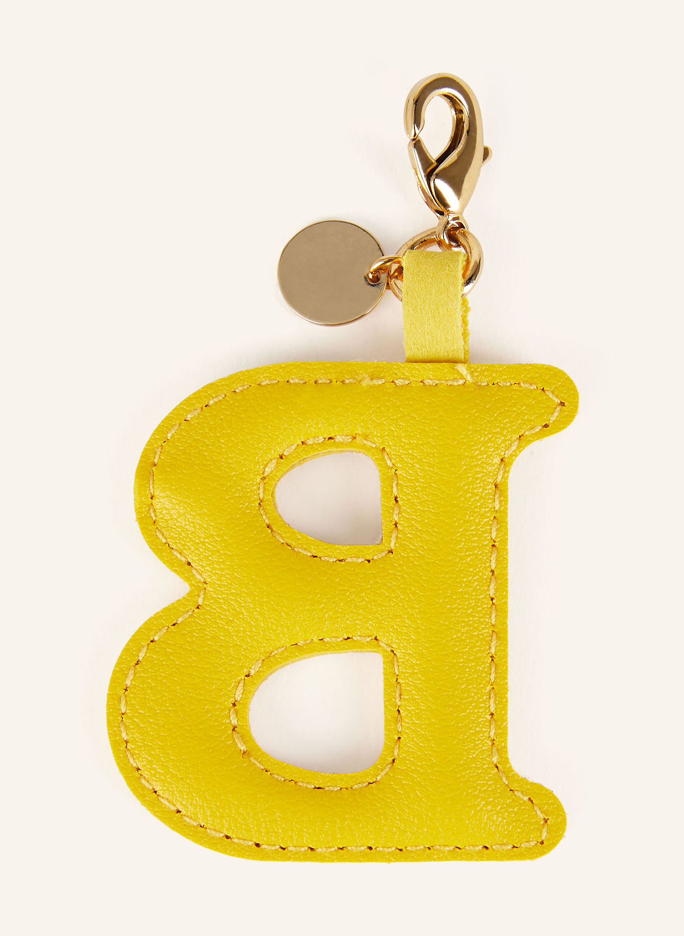 CHEEKY CHAIN MUNICH Taschenanhänger LETTER B: GELB