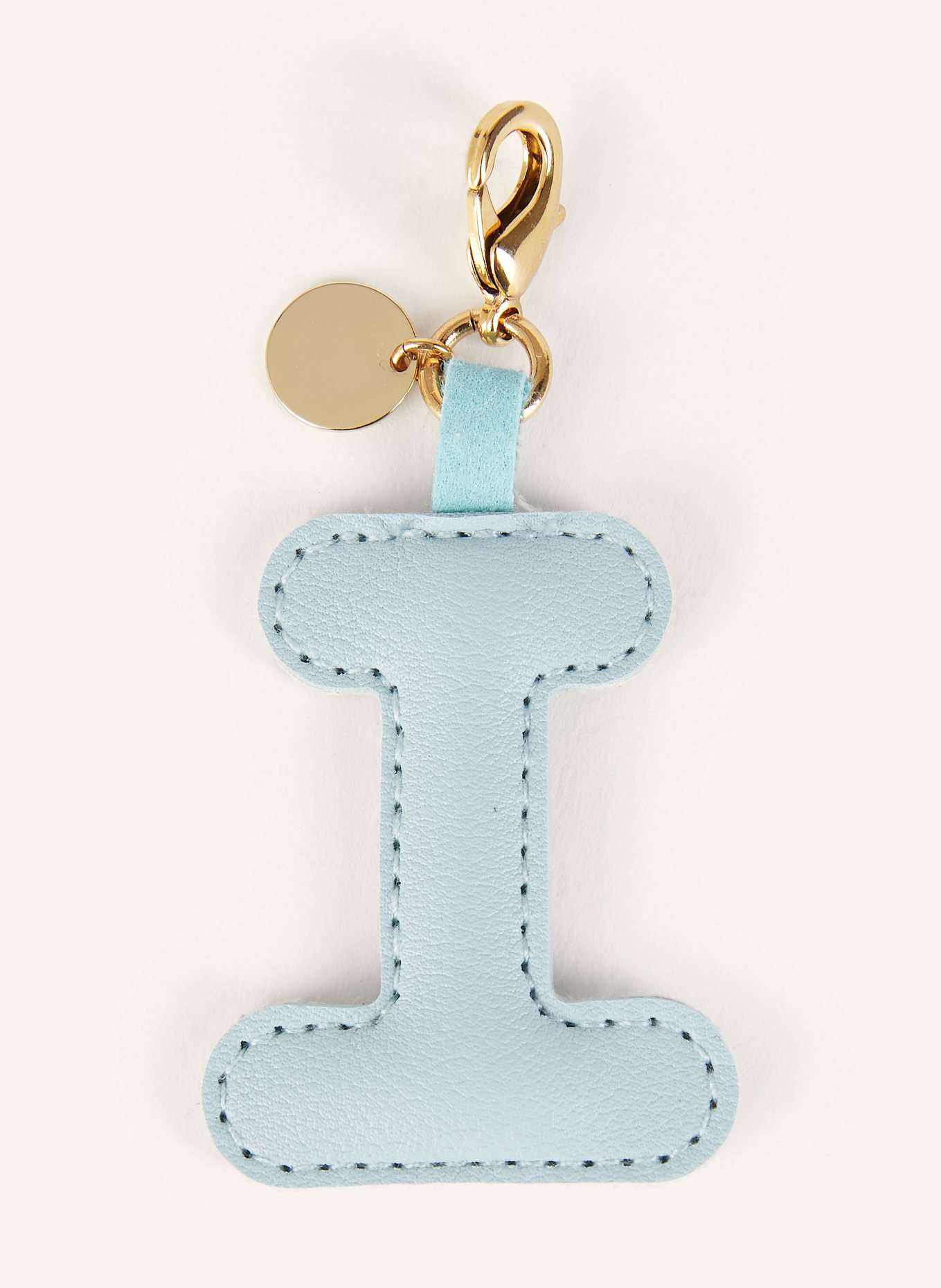 CHEEKY CHAIN MUNICH Taschenanhänger LETTER I: HELLBLAU