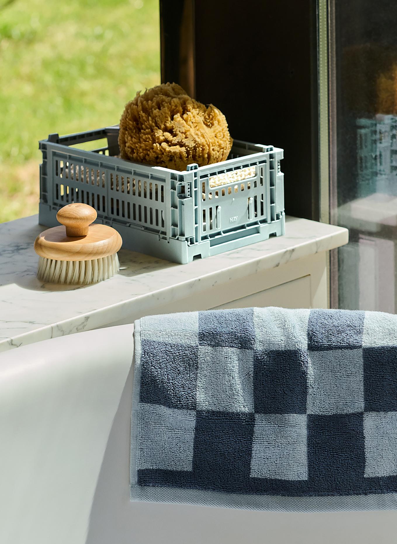 HAY 2er-Set Klappboxen COLOUR CRATE MINI: HELLBLAU