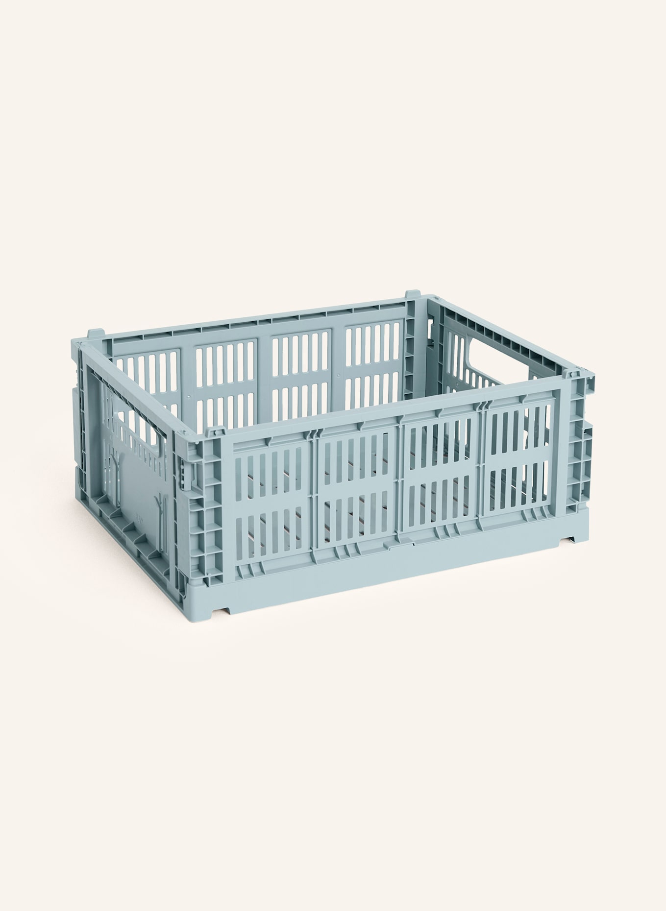 HAY Klappbox COLOUR CRATE MEDIUM: HELLBLAU