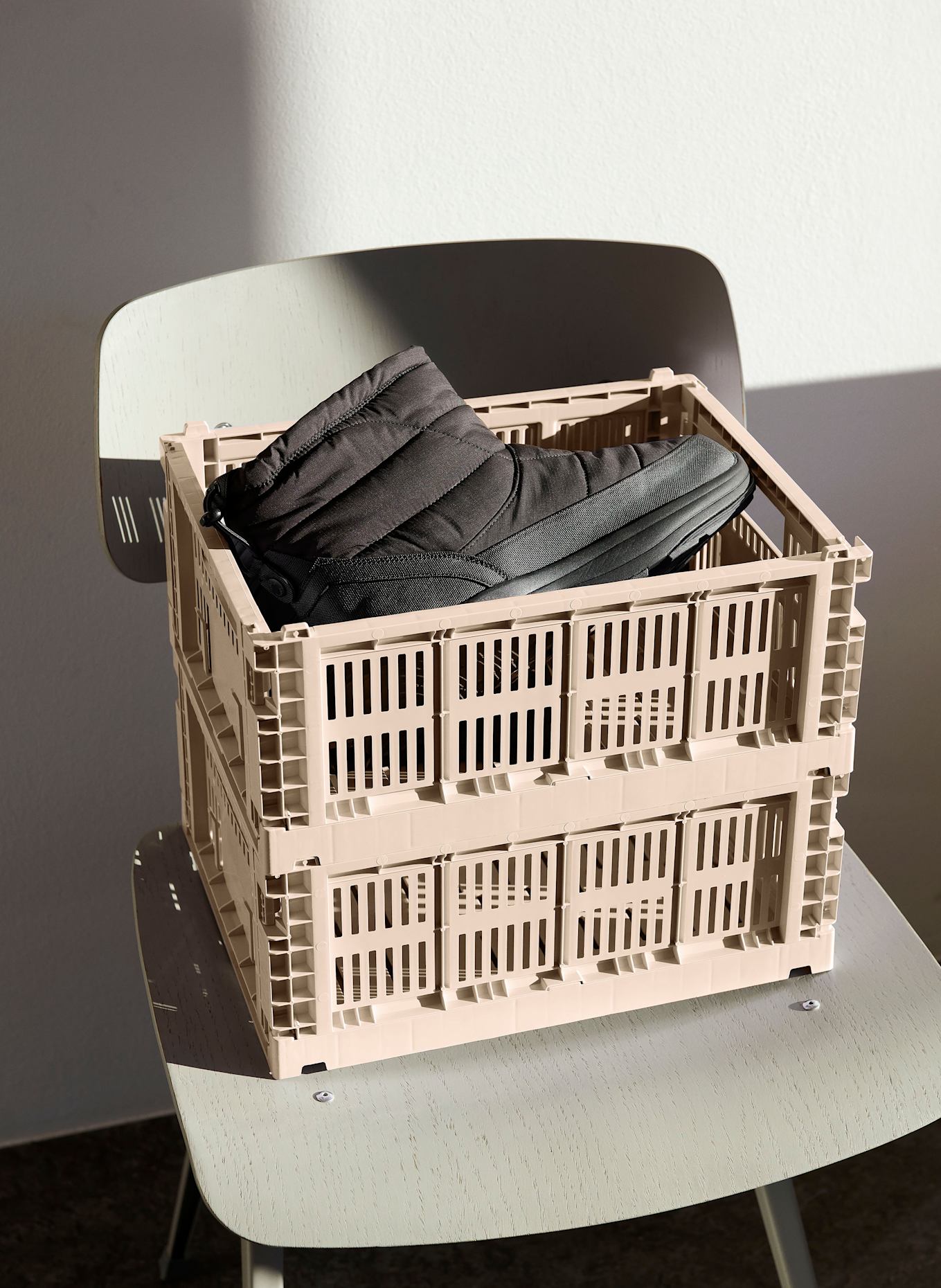 HAY Klappbox COLOUR CRATE MEDIUM: ROSA