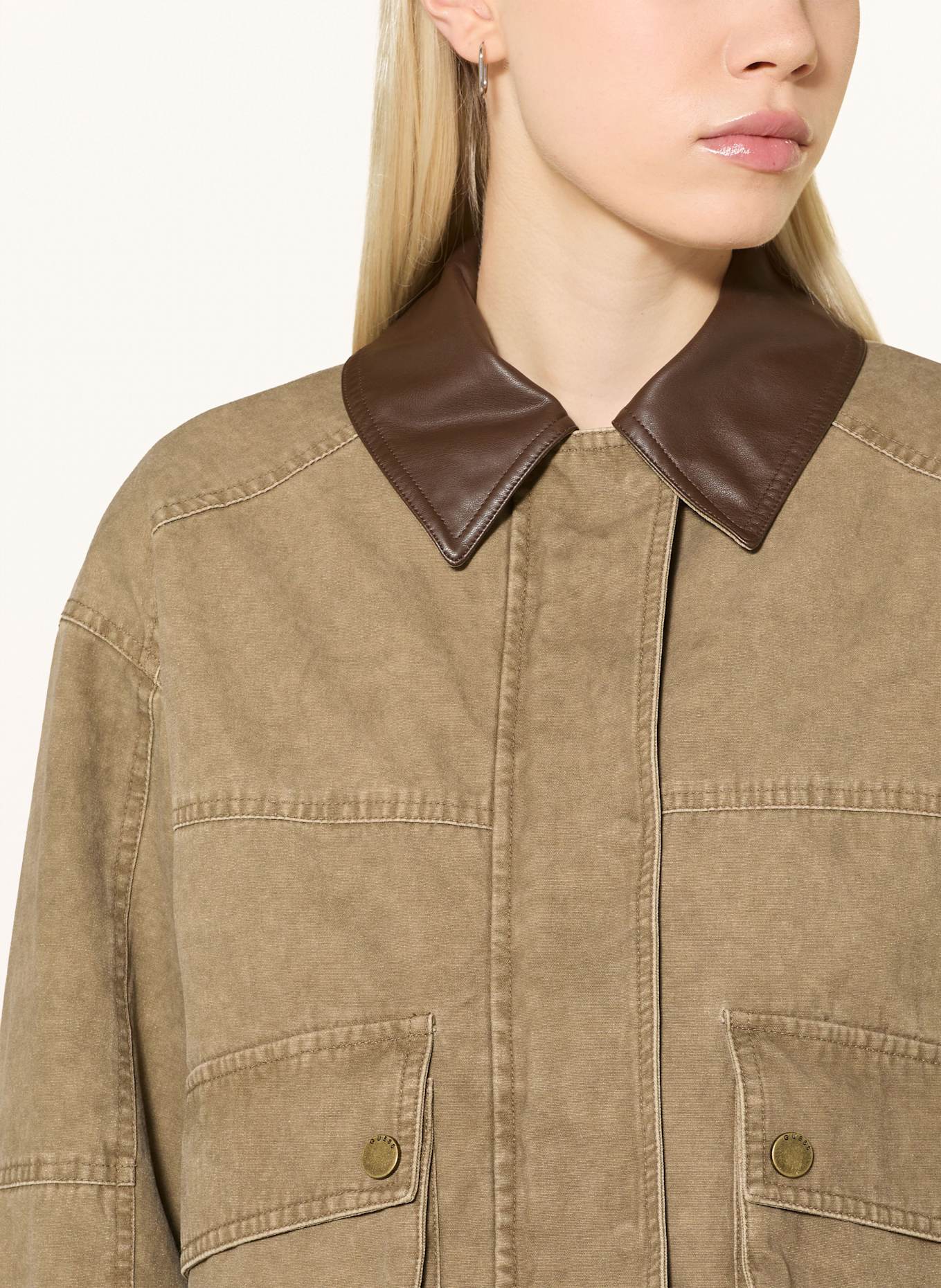 GUESS Jacke MANON: HELLBRAUN