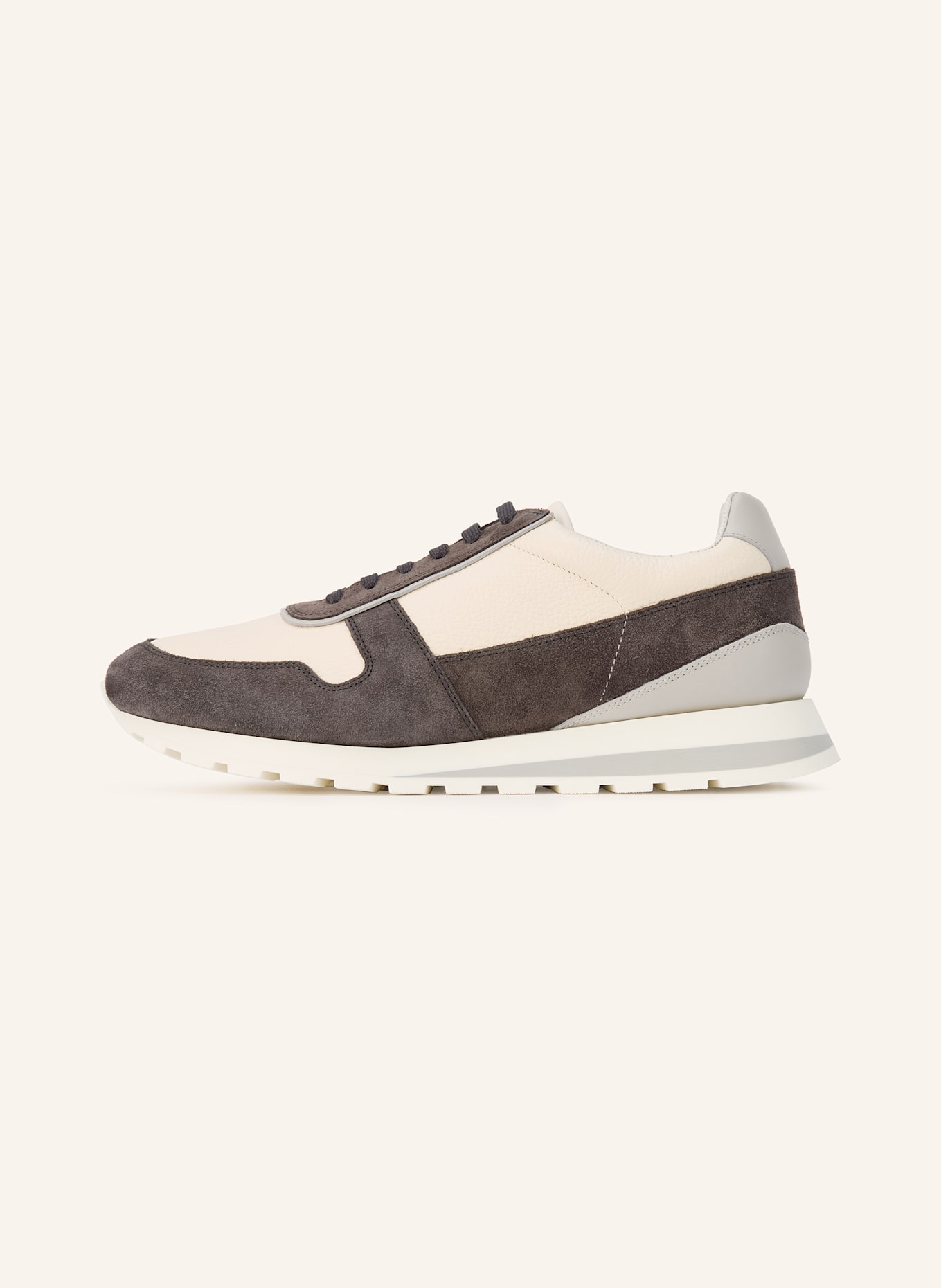 BRUNELLO CUCINELLI Sneaker: WEISS / GRAU