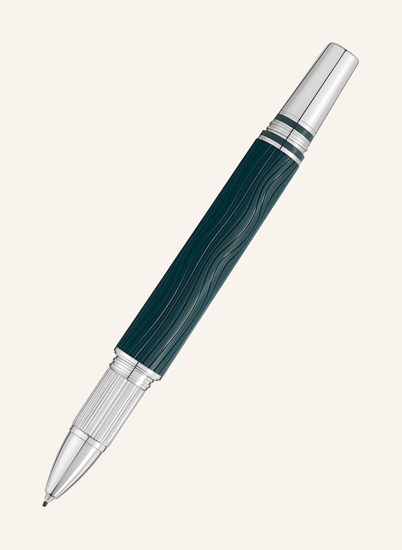 MONTBLANC Fineliner STARWALKER POLAR GREEN DOUÉ: GRÜN / SILBER