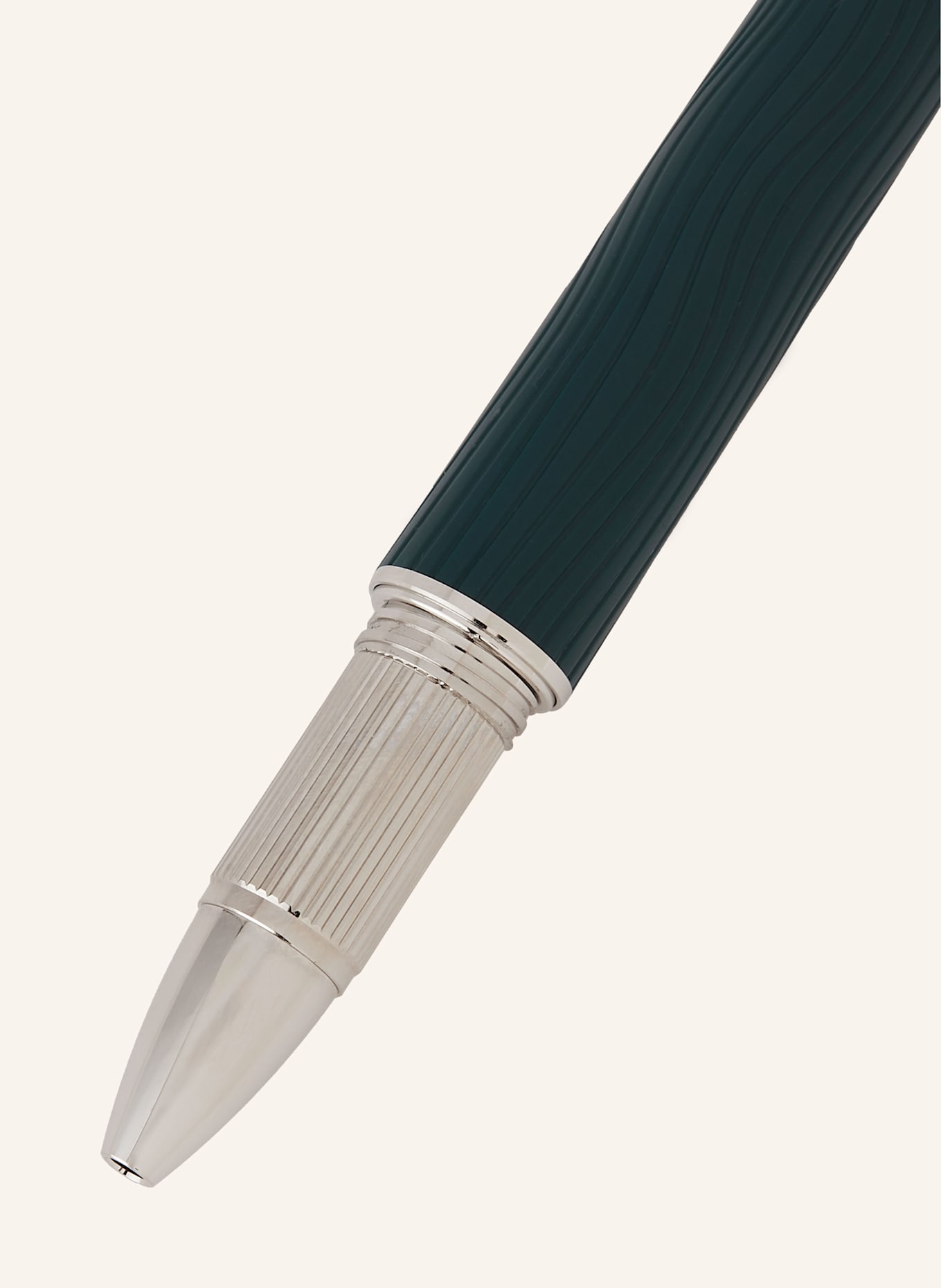 MONTBLANC Fineliner STARWALKER POLARGREEN PRECIOUS RESIN: SILBER / DUNKELGRÜN
