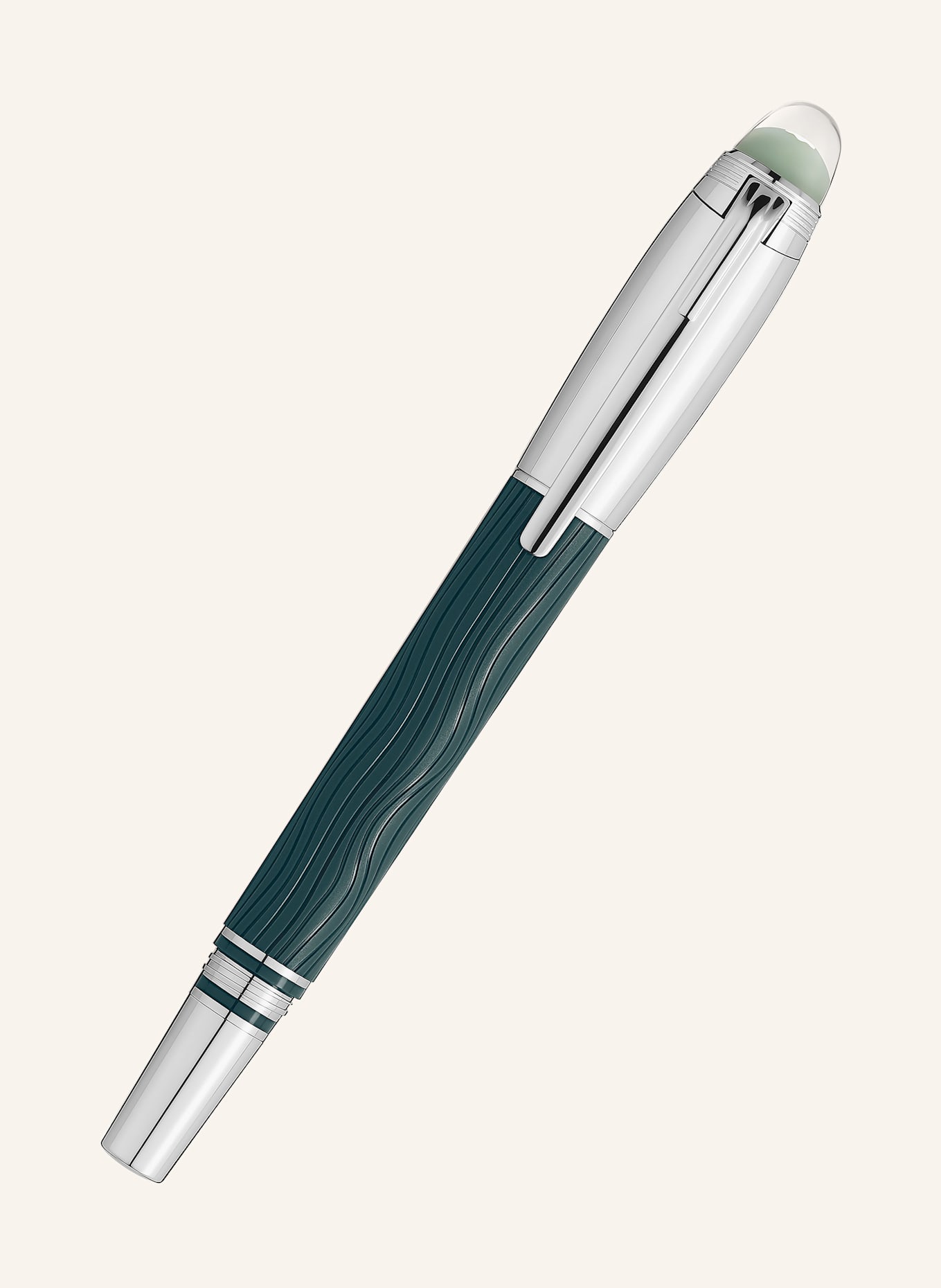 MONTBLANC Füllfederhalter STARWALKER POLARGREEN DOUÉ: GRÜN / SILBER