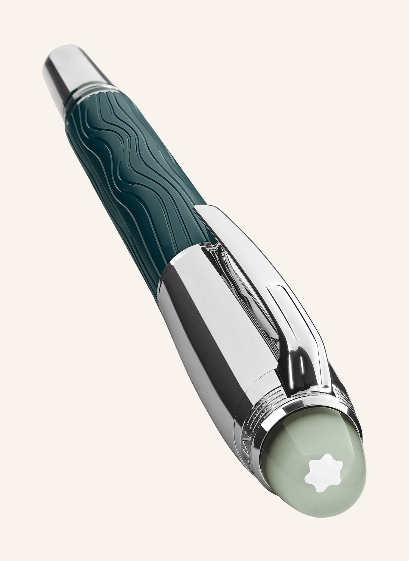 MONTBLANC Füllfederhalter STARWALKER POLARGREEN DOUÉ: GRÜN / SILBER