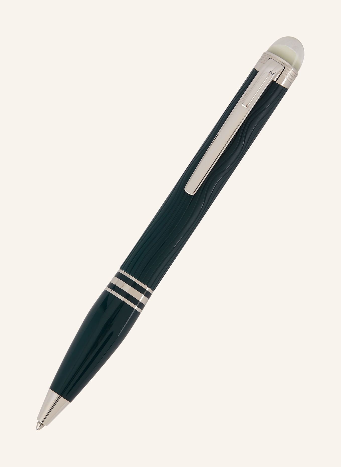 MONTBLANC Stylo à bille rotatif STARWALKER POLARGREEN PRECIOUS RESIN: GROEN / ARGENT