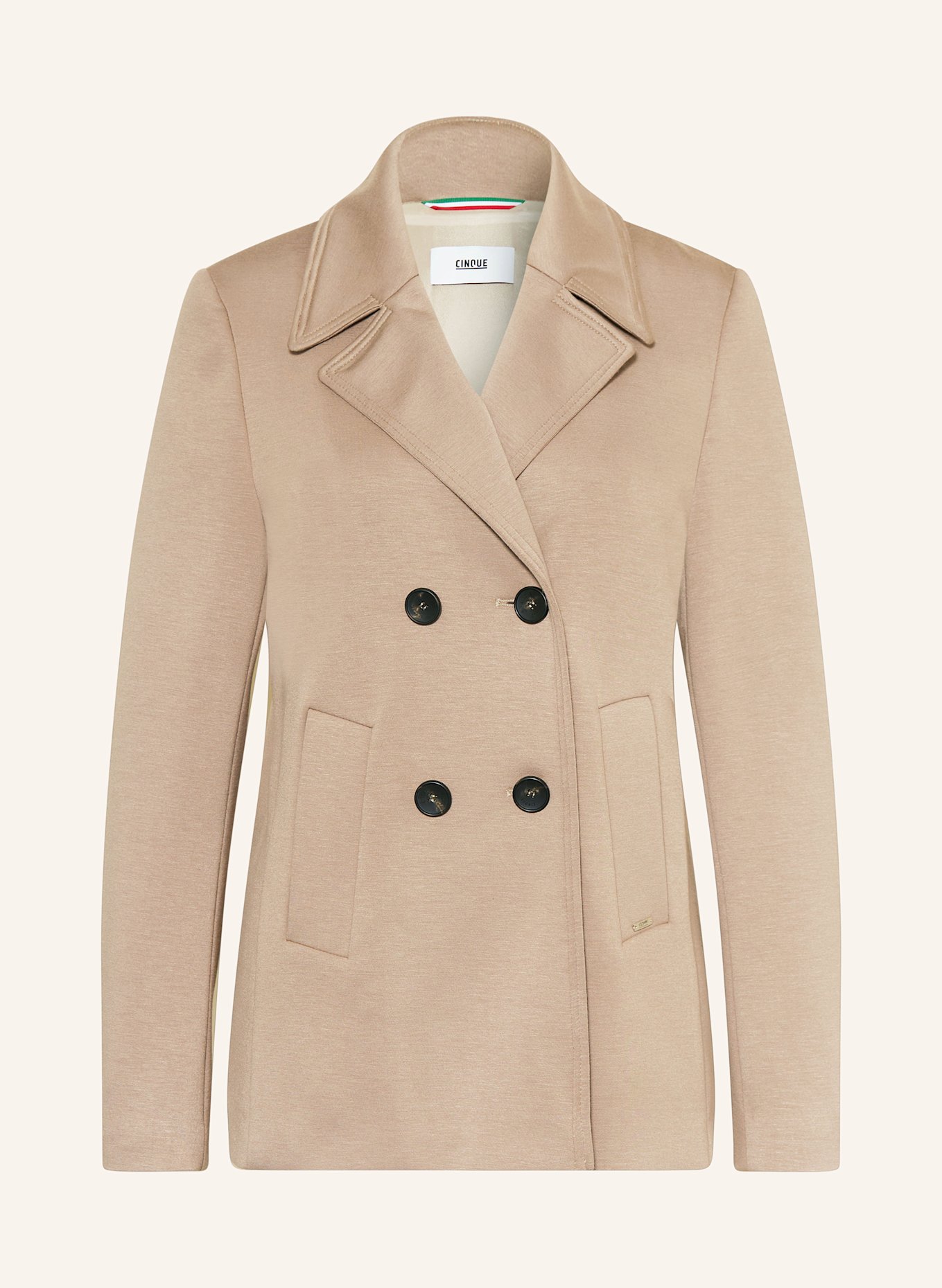 CINQUE Žerzejový blejzr CIBELIN: BÉŽOVÁ