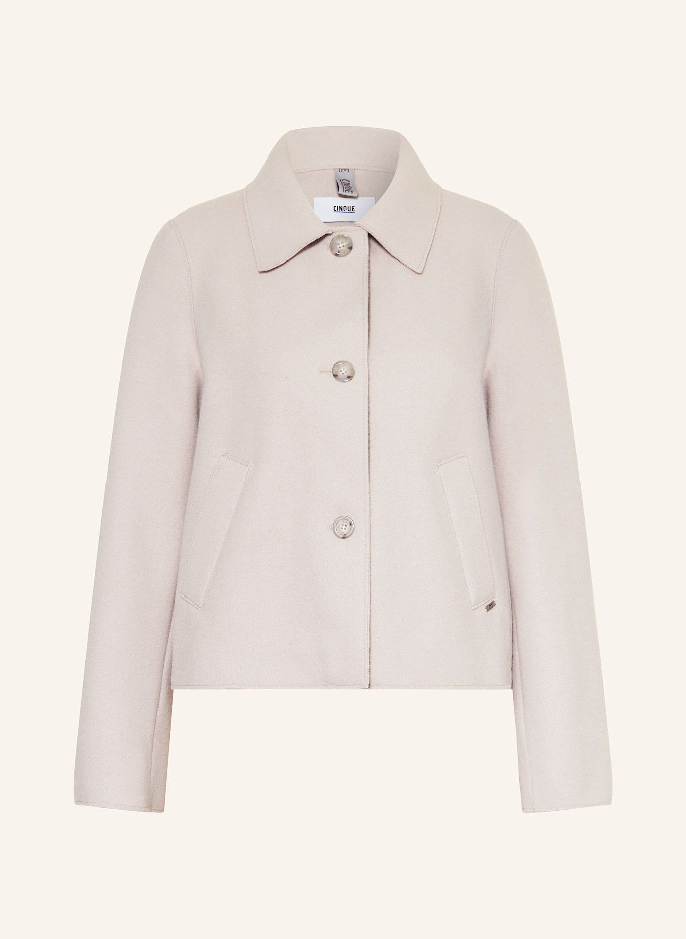 CINQUE Kastenjacke CIELVINI: BEIGE