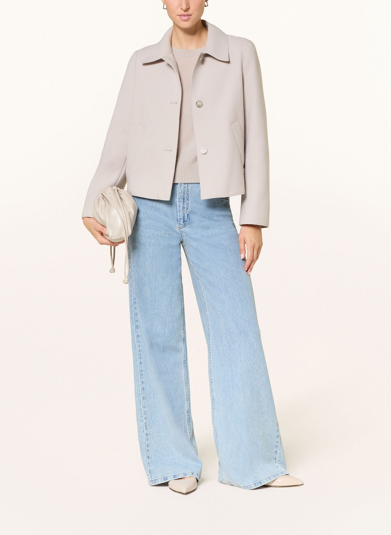 CINQUE Kastenjacke CIELVINI: BEIGE