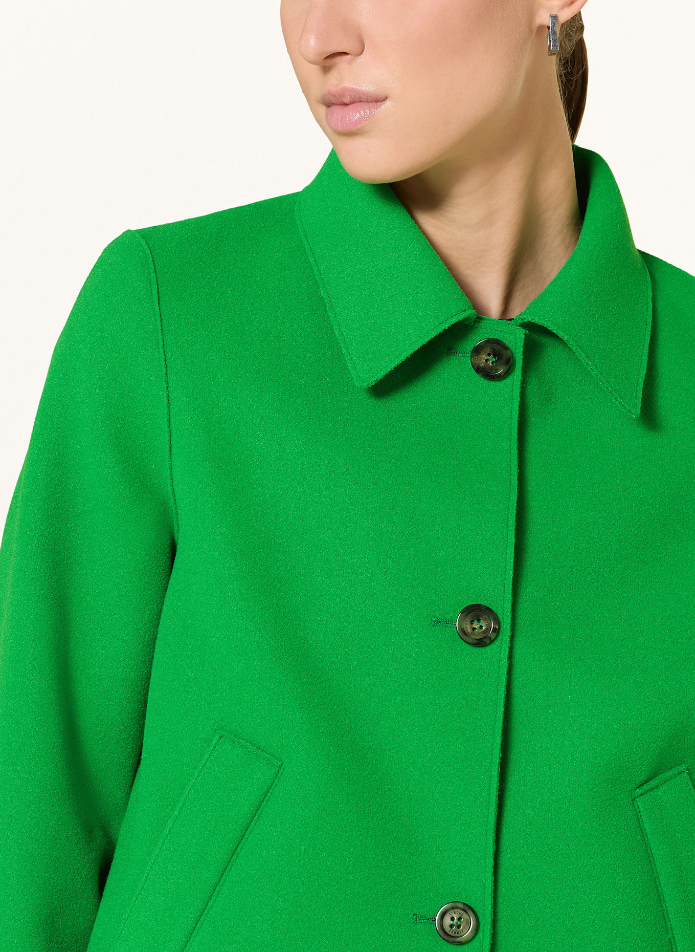 CINQUE Kastenjacke CIELVINI: GRÜN