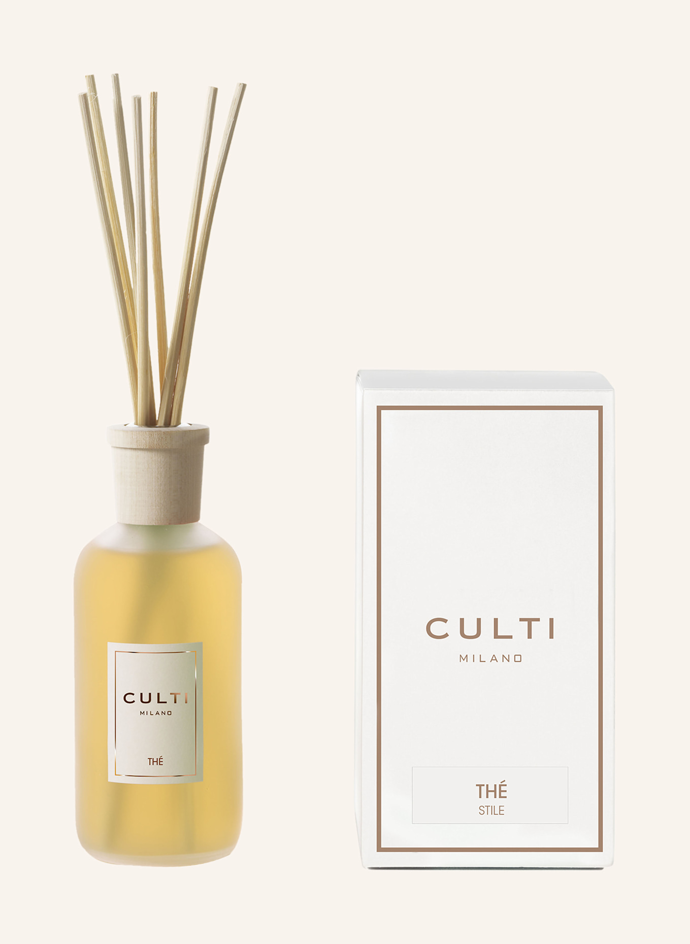CULTI Pokojová vůně THÉ STILE: BÍLÁ / TMAVĚ ŽLUTÁ