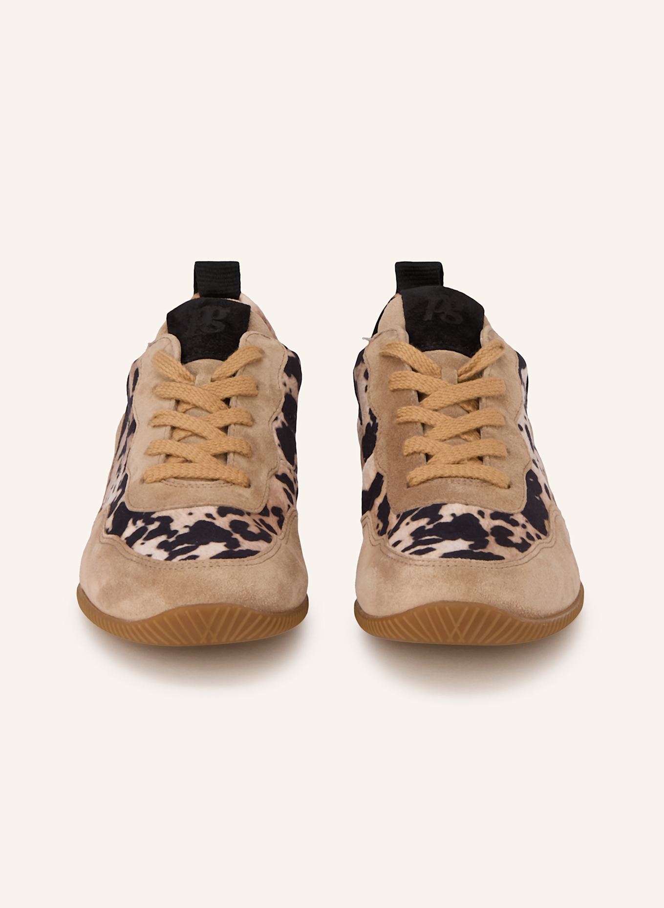 paul green Sneaker: BEIGE / SCHWARZ