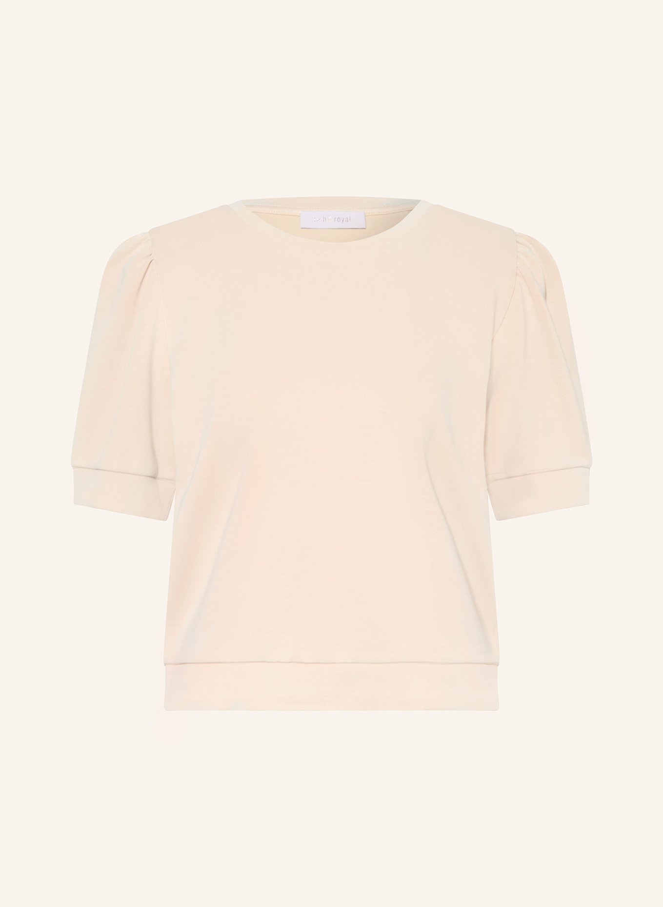 Rich & Royal T-shirt: CRÈME