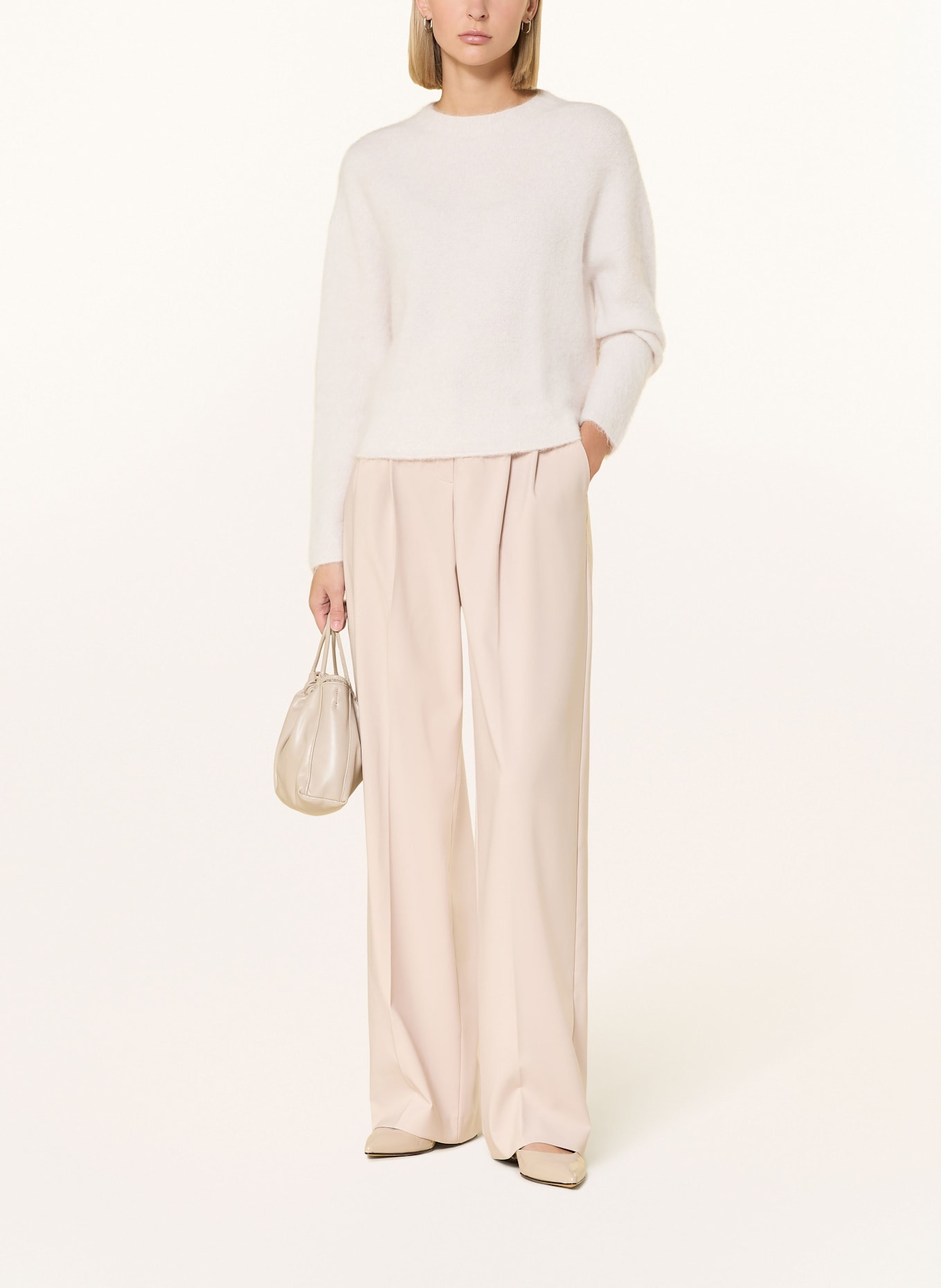 darling harbour Pullover mit Alpaka: CREME