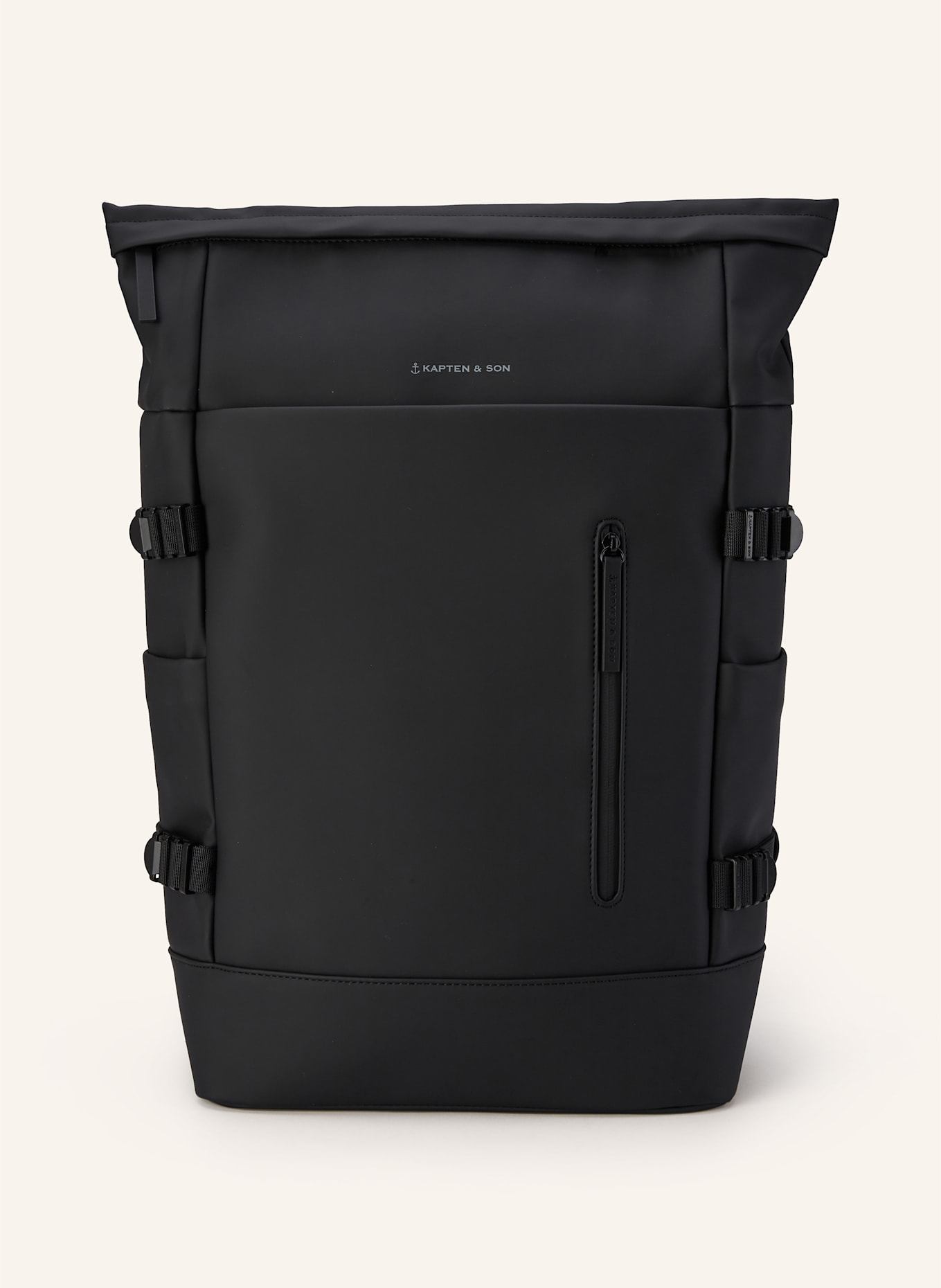 KAPTEN & SON Plecak HELSINKI z kieszenią na laptop: CZARNY