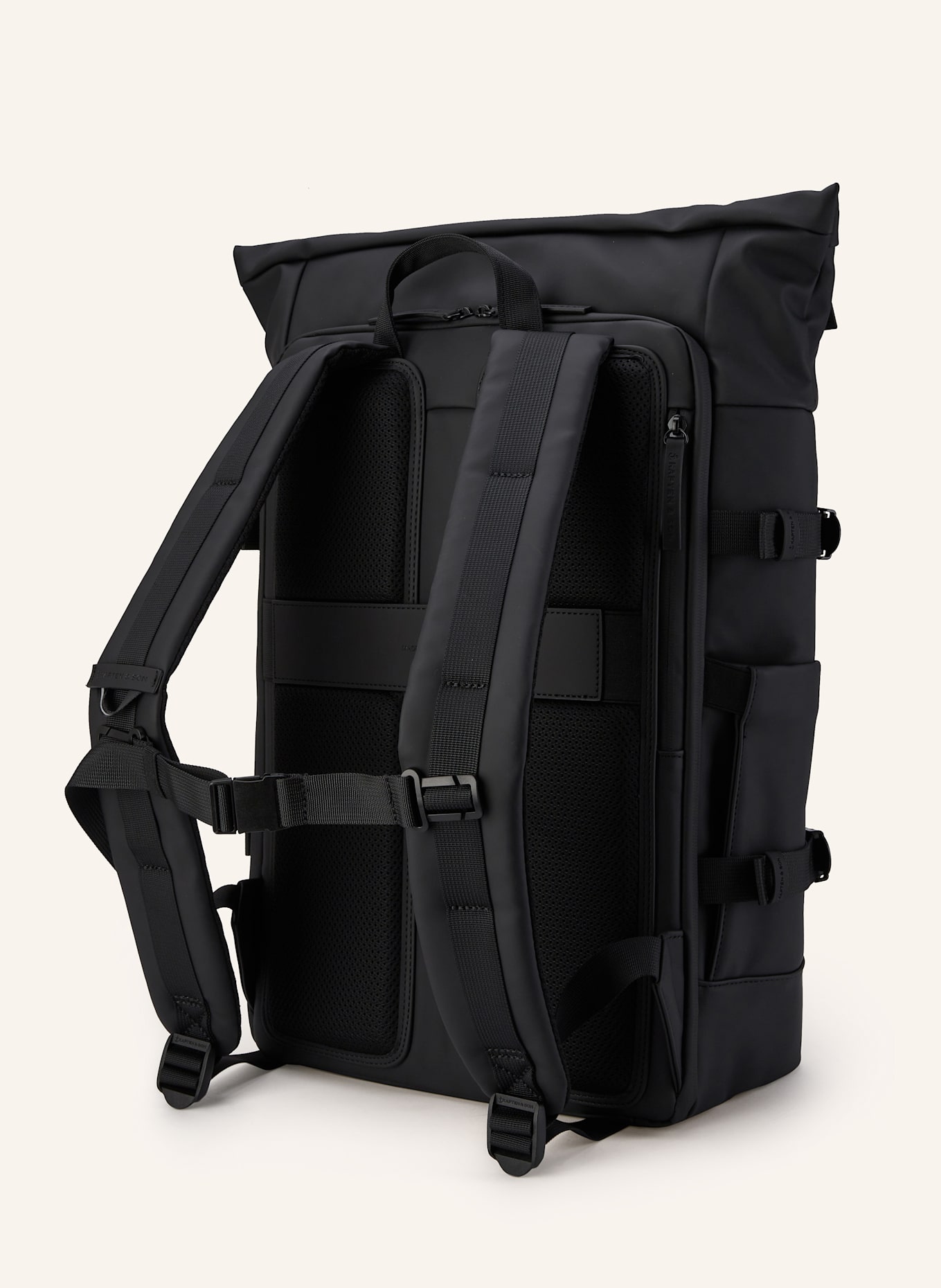 KAPTEN & SON Plecak HELSINKI z kieszenią na laptop: CZARNY