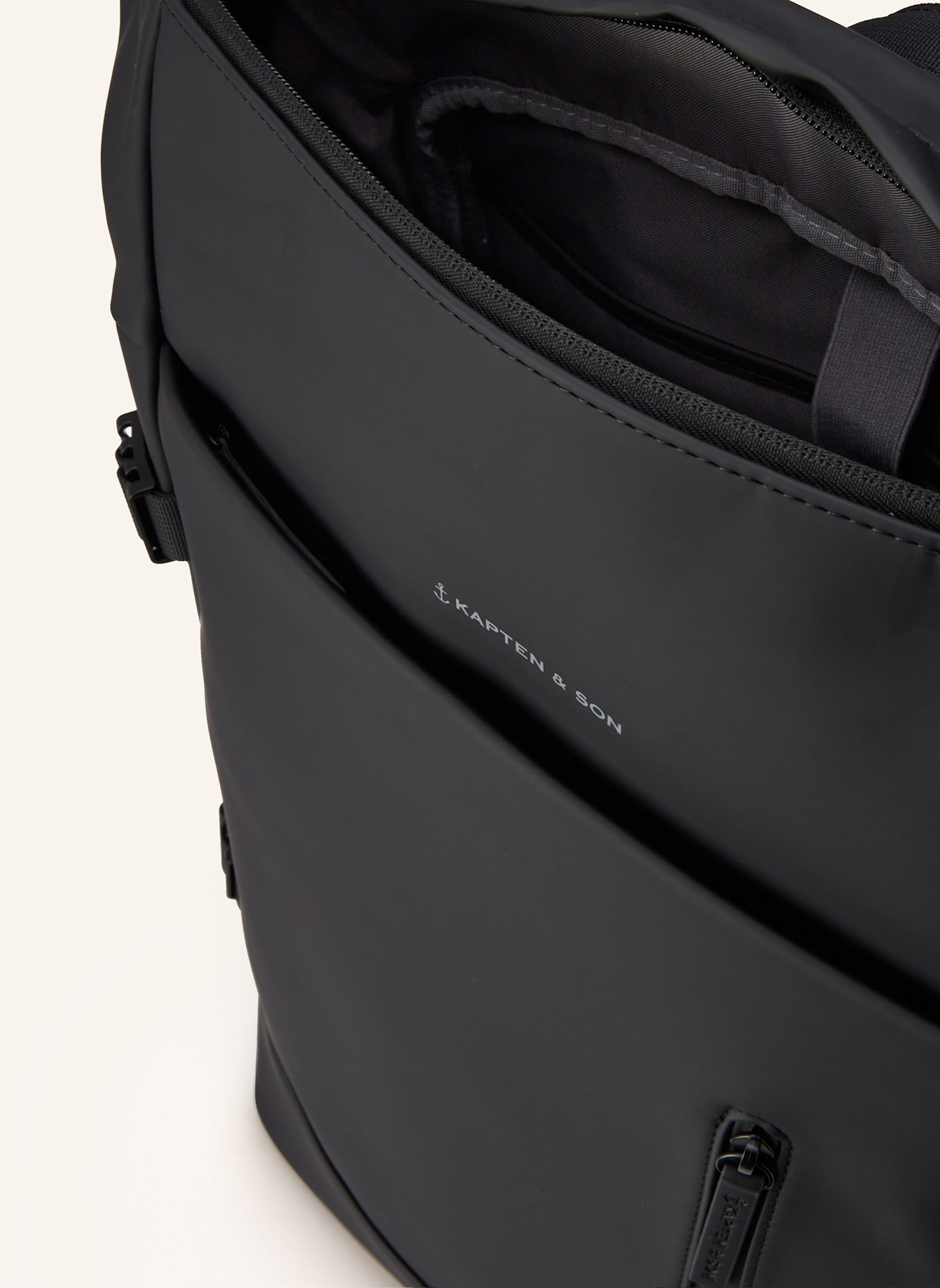 KAPTEN & SON Plecak HELSINKI z kieszenią na laptop: CZARNY