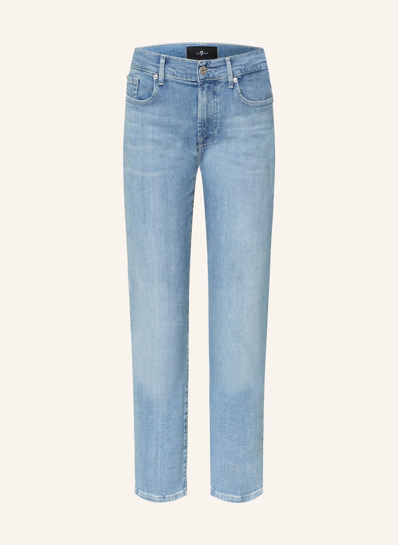 7 for all mankind Boyfriend Jeans RELAXED SKINNY: BOO BLOOM