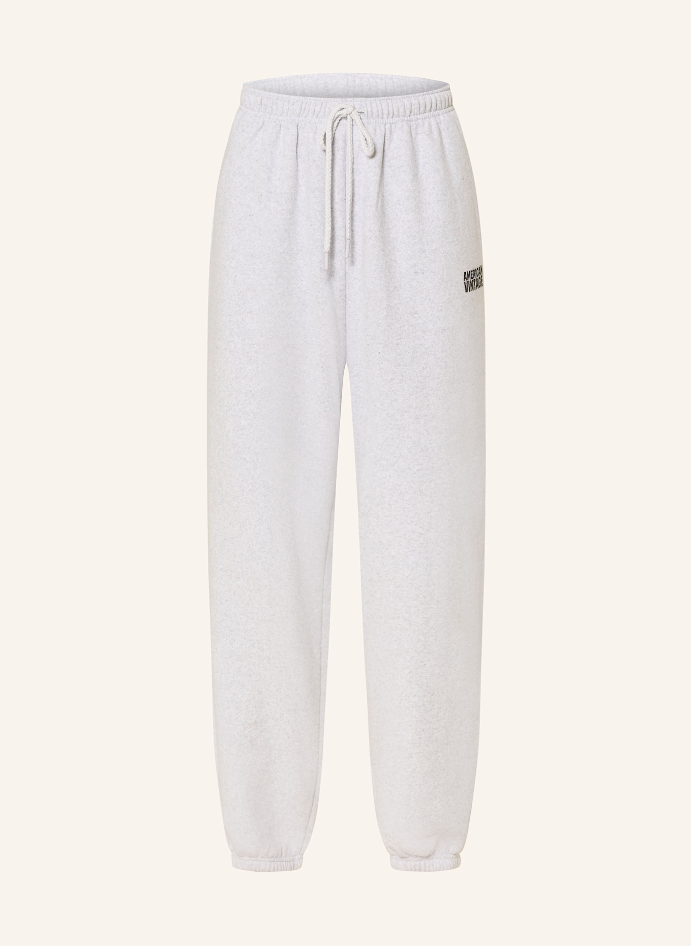 American Vintage Spodnie w stylu dresowym: JASNOCZARY