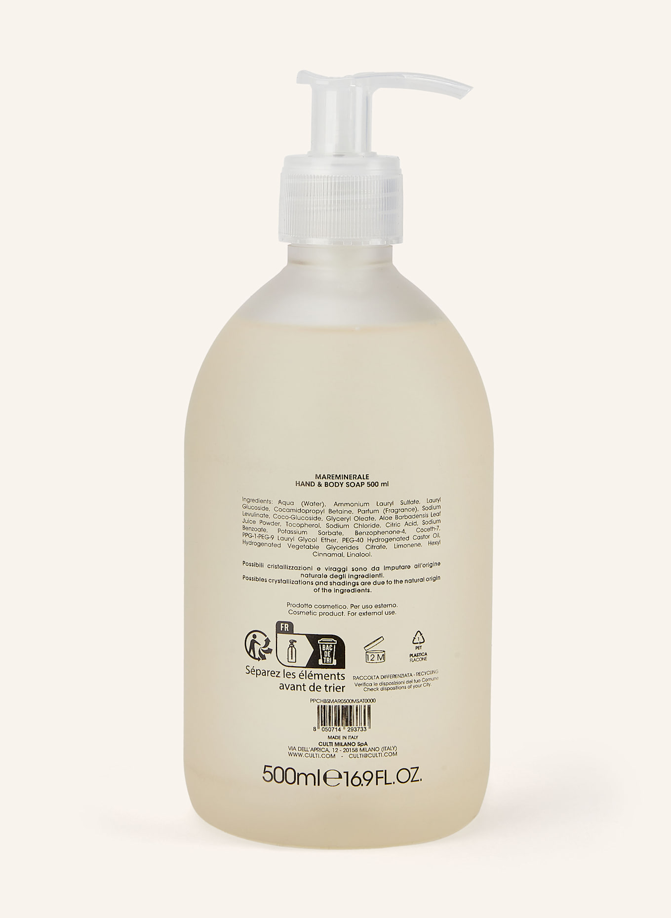 CULTI Seife MAREMINERALE: WEISS