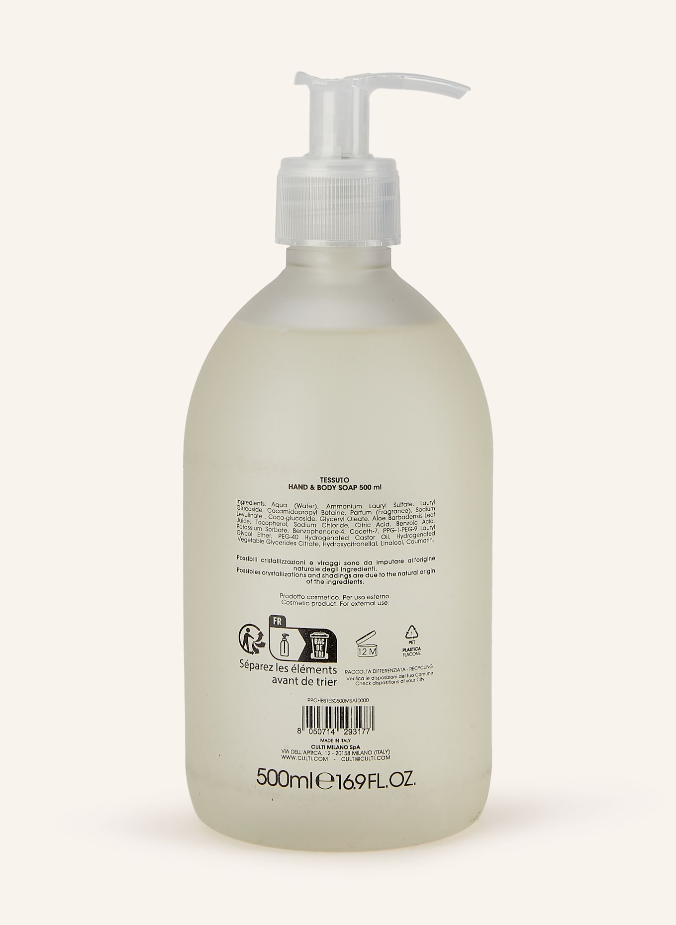 CULTI Seife TESSUTO: WEISS