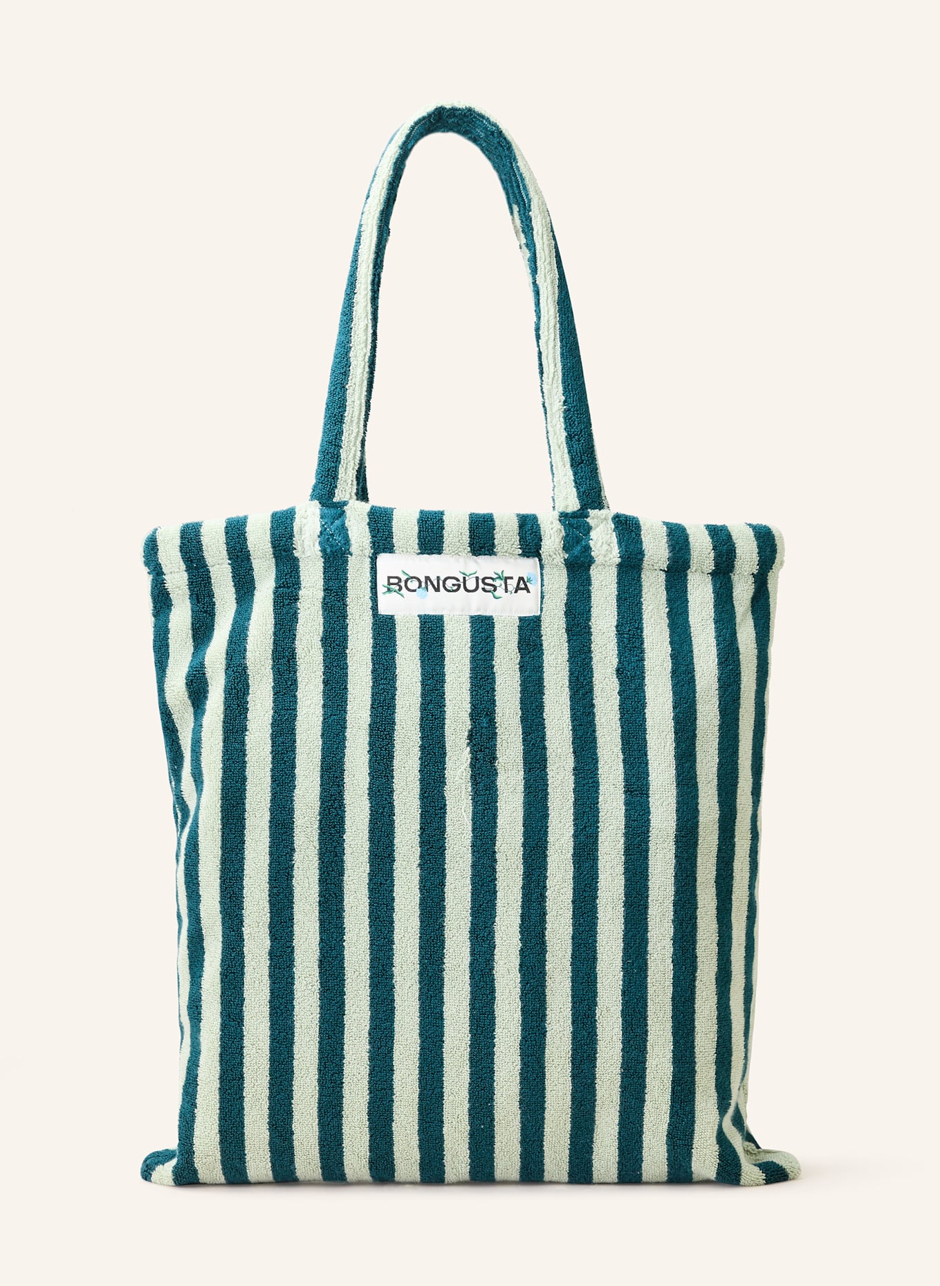 BONGUSTA Shopper NARAM: DUNKELGRÜN / MINT