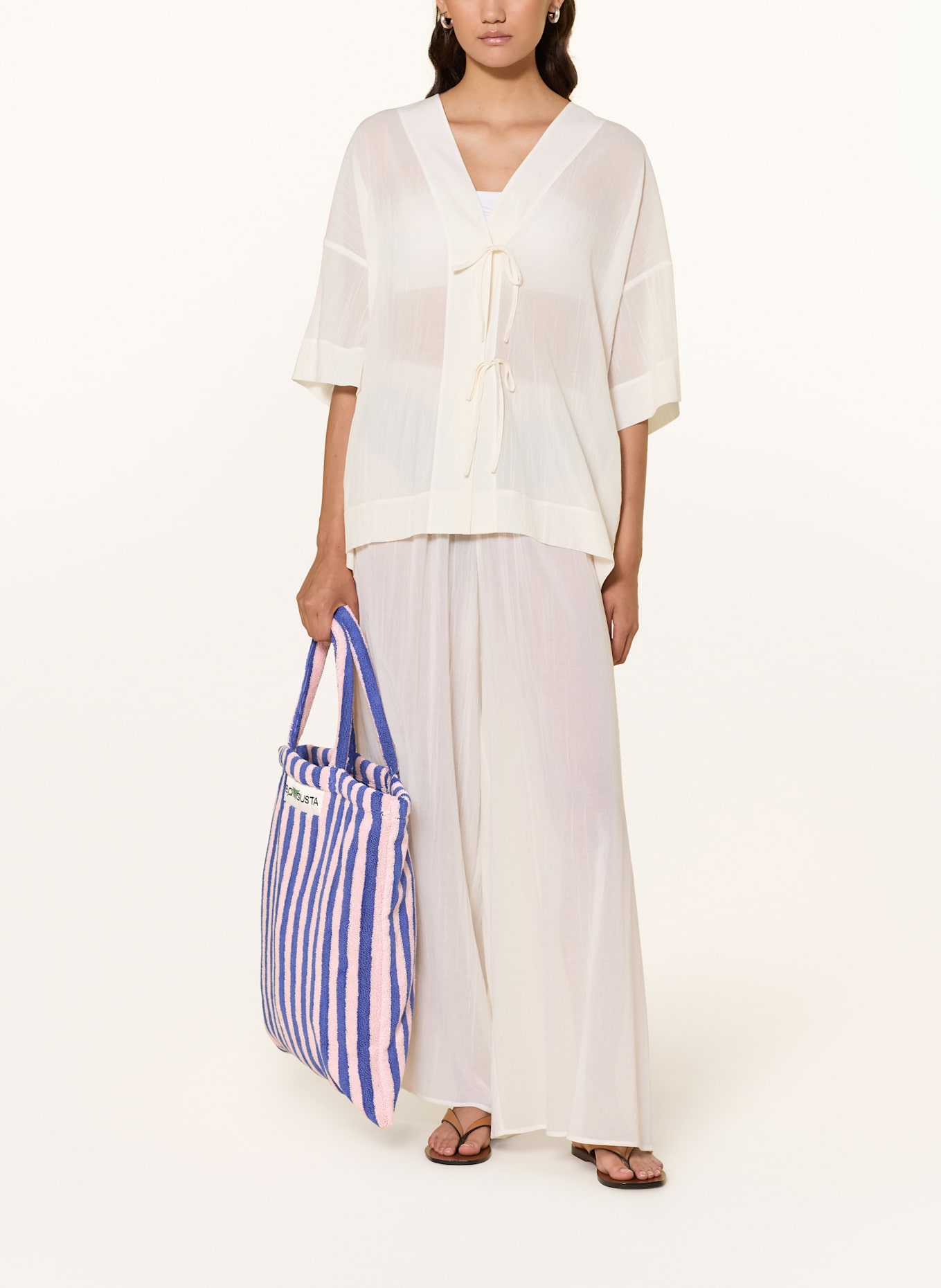 BONGUSTA Torba shopper NARAM: NIEBIESKI / RÓŻOWY