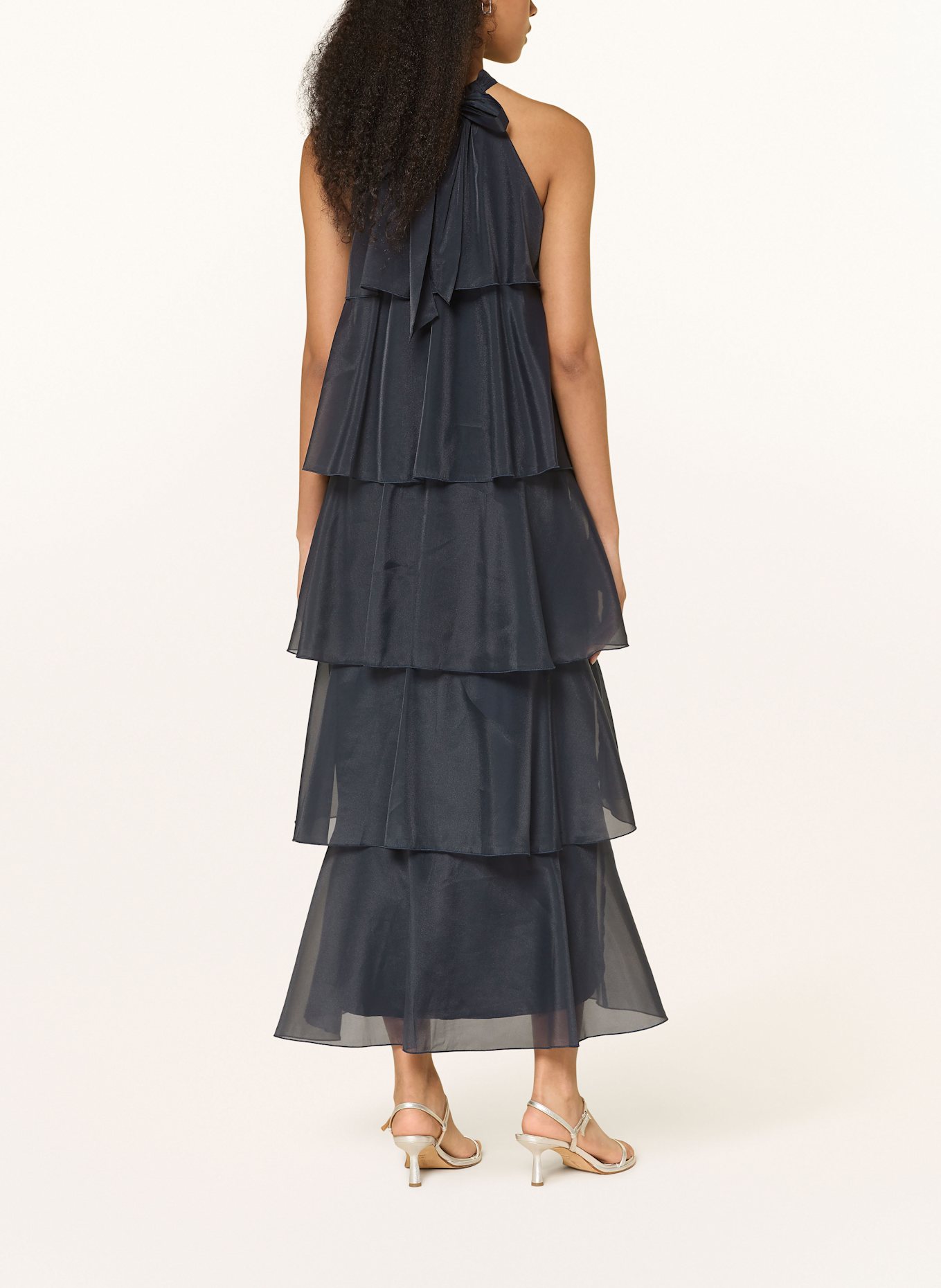 Y.A.S. Kleid mit Volants: DUNKELBLAU