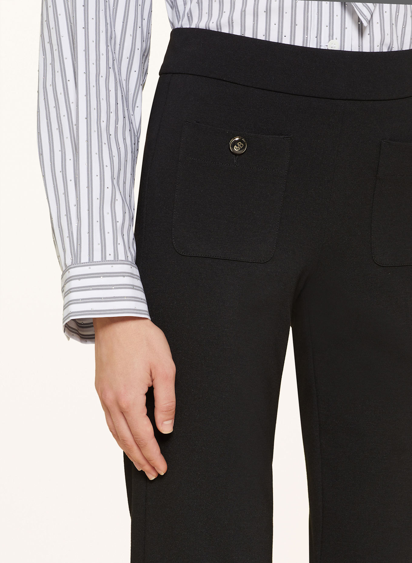 CAMBIO Hose FLORA: SCHWARZ