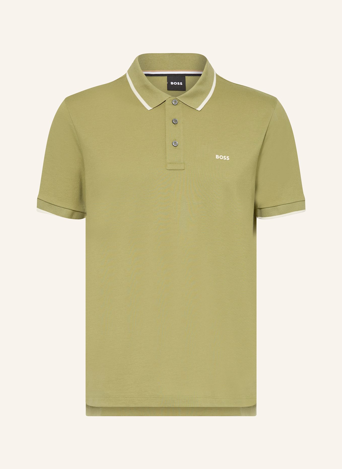 BOSS Piqué-Poloshirt PARLAY: OLIV